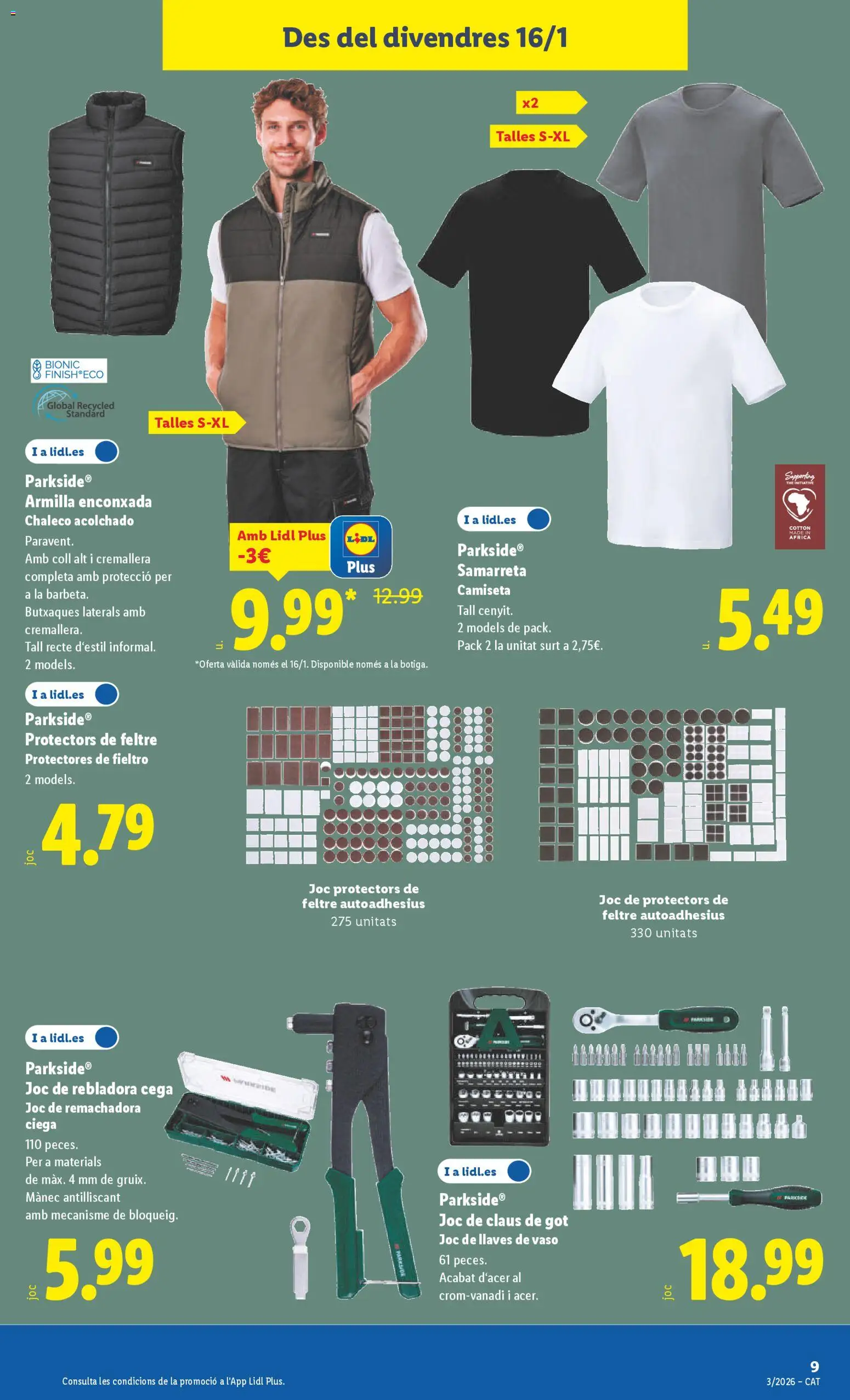 Lidl folleto de bazar │ válido desde el 12.01.2026 | Página: 17 | Productos: Chaleco