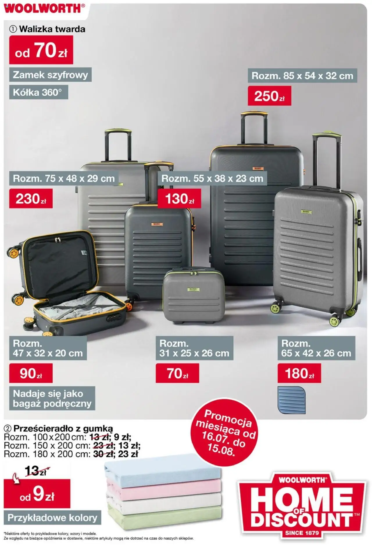 Woolworth Gazetka od 08.08.2025 | Strona: 12 | Produkty: Walizka