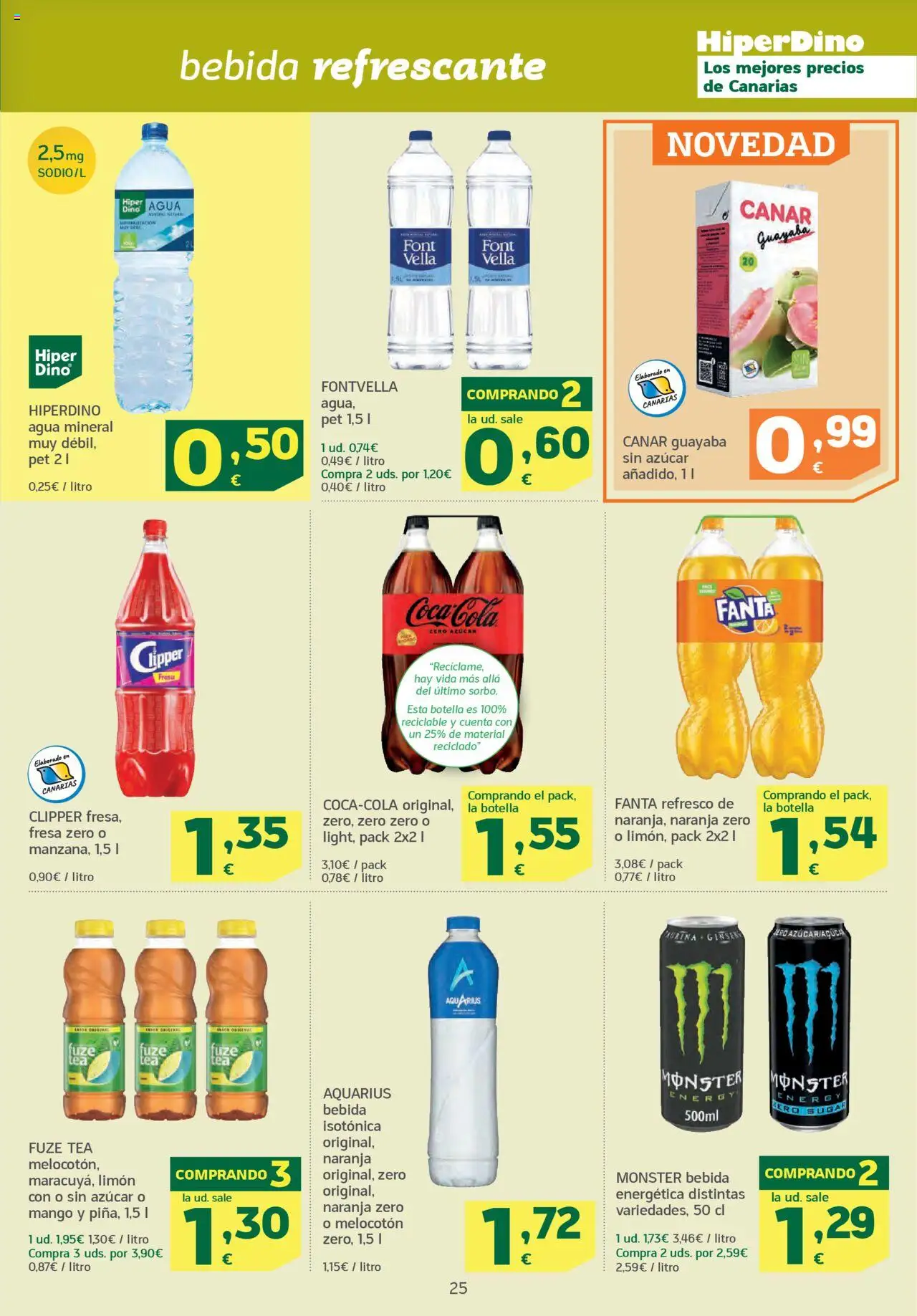 HiperDino folleto │ válido desde el 09.09.2025 | Página: 25 | Productos: Ρούτερ, Agua mineral