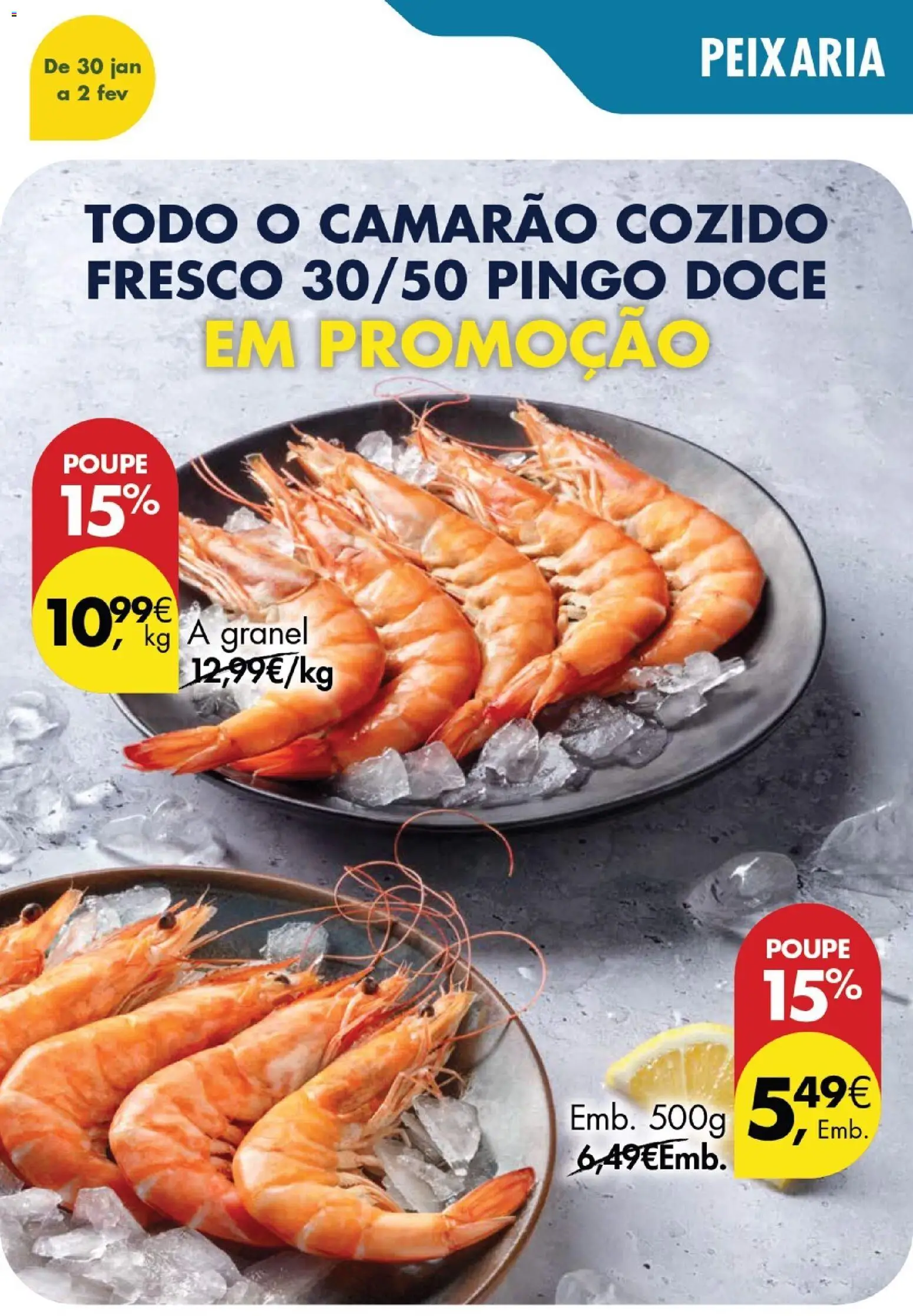 Pingo Doce Poupe este Fim de Semana │ válido de 30.01.2026 | Página: 3 | Produtos: Camarão