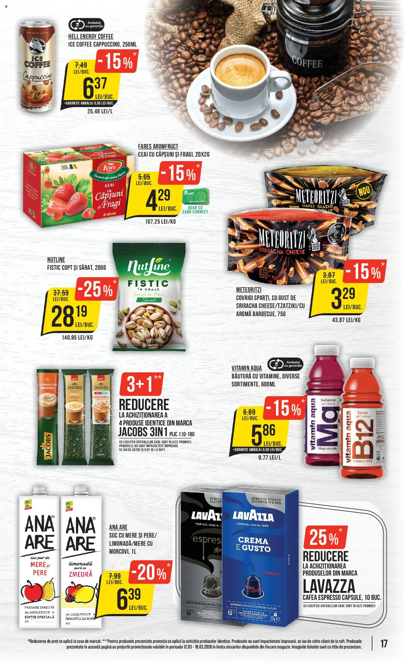 Noul catalog Mega Image – valabil de la 12.03.2026 | Pagină: 17 | Produse: Apple, Cafea, Căpșuni, Cacao