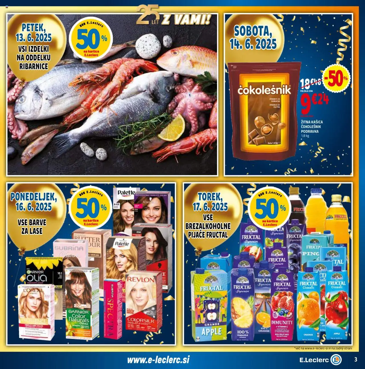 E.leclerc katalog │ velja od 11.06.2025 | Stran: 3 | Izdelki: Čokolešnik