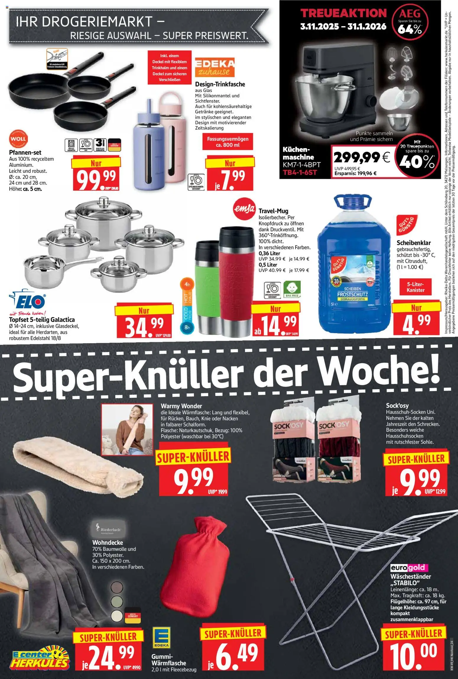 HERKULES Prospekt 	 – gültig ab 01.12.2025 | Seite: 24 | Produkte: Kuchen, Waschestander