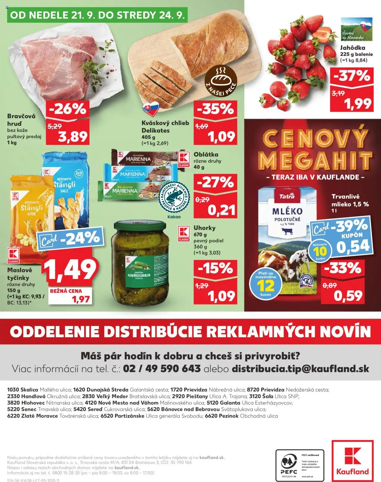 Kaufland SK akciós ujság - amely érvényes a következő dátumtól: 18.09.2025 | Oldal: 76