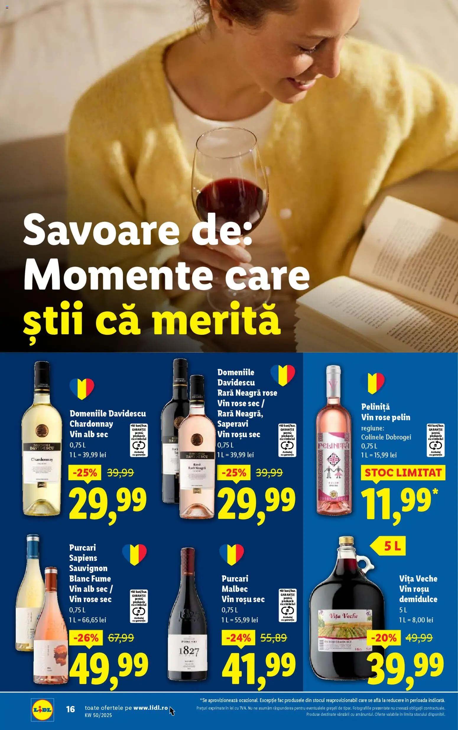 Noul catalog Lidl – valabil de la 08.12.2025 | Pagină: 16 | Produse: Vin