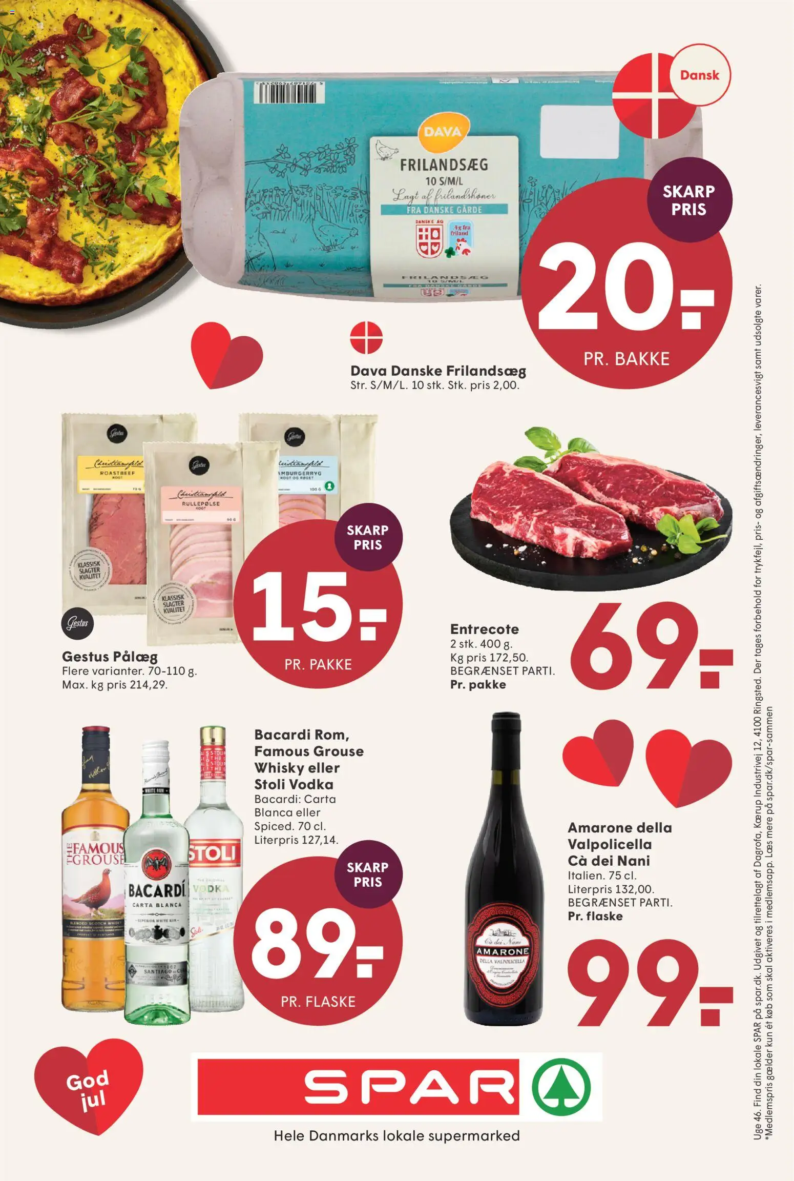 Spar tilbudsavis – gyldig fra 07.11.2025 | Side: 21 | Produkter: Vodka, Whisky, Rullepølse, Roastbeef