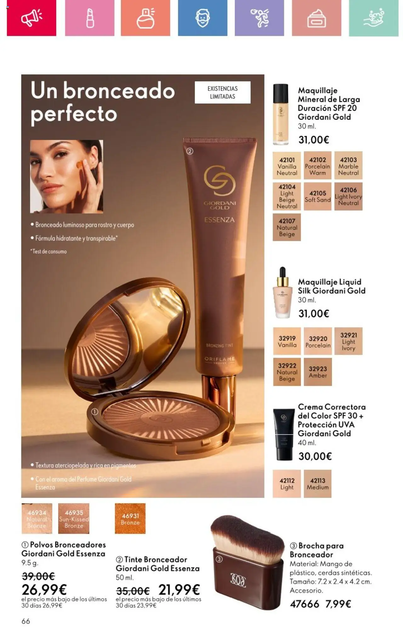 Oriflame - Catálogo Campaña 9 │ válido desde el 22.06.2025 | Página: 66 | Productos: Perfume, Maquillaje, Bronceador, Tinte