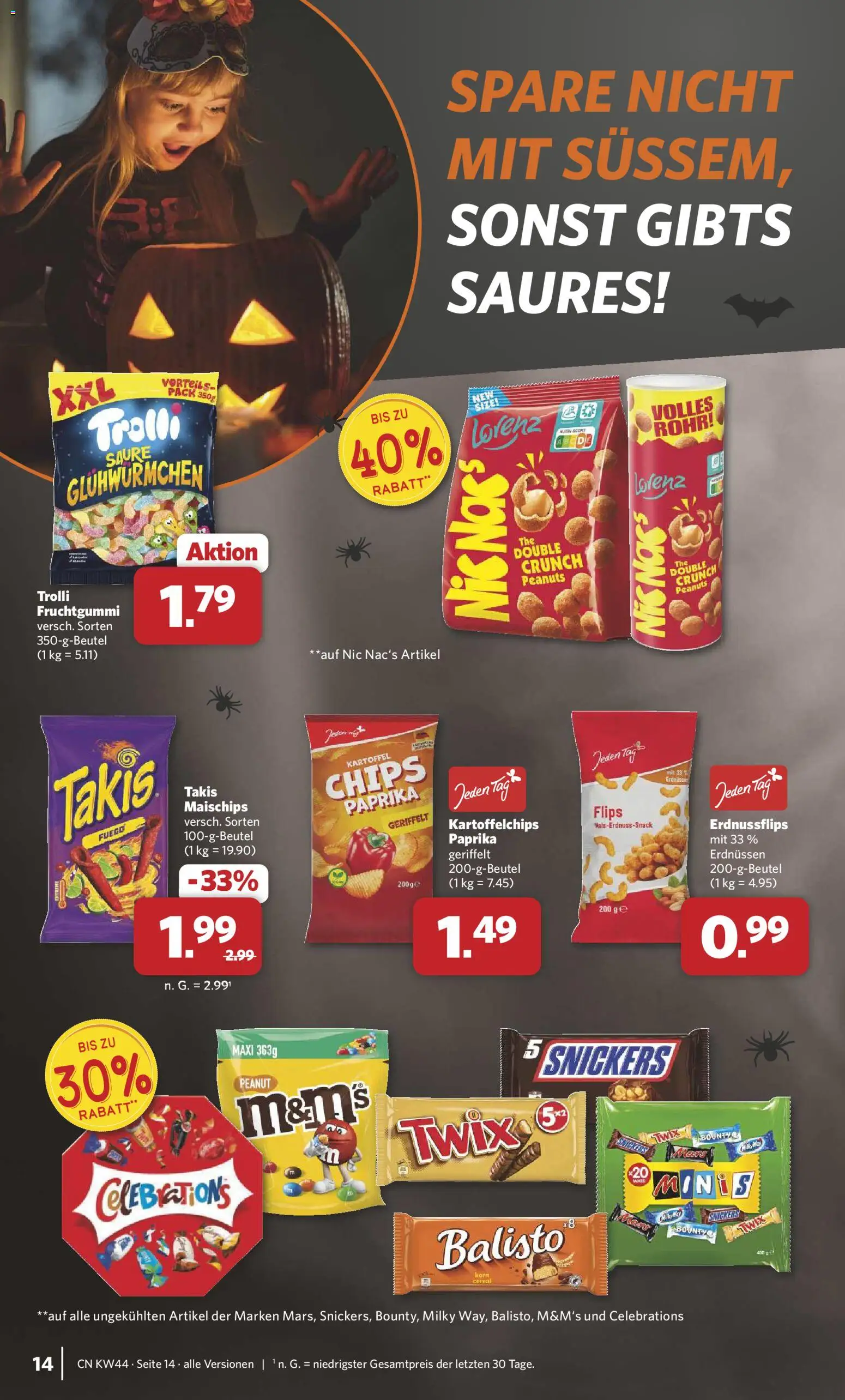 Combi Prospekt 	 – gültig ab 27.10.2025 | Seite: 15 | Produkte: Celebrations, Mars, Twix, Paprika