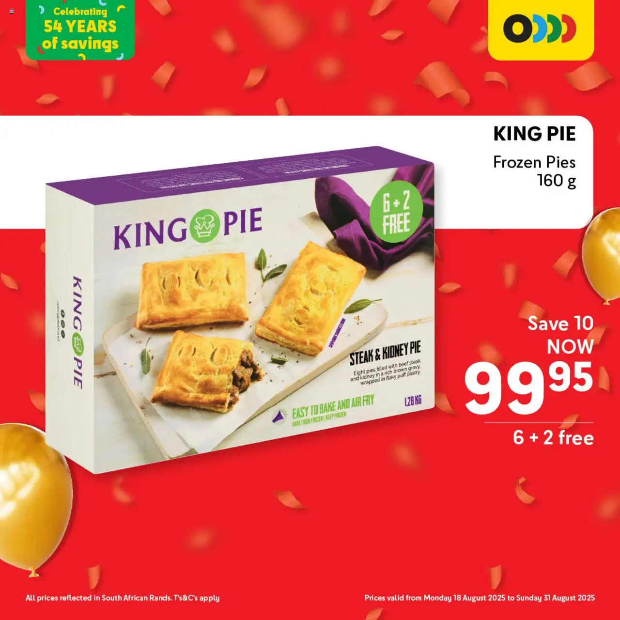 Makro After Party Frozen Food │ valid from 18.08.2025 | Page: 8 | Products: Steak, Beef