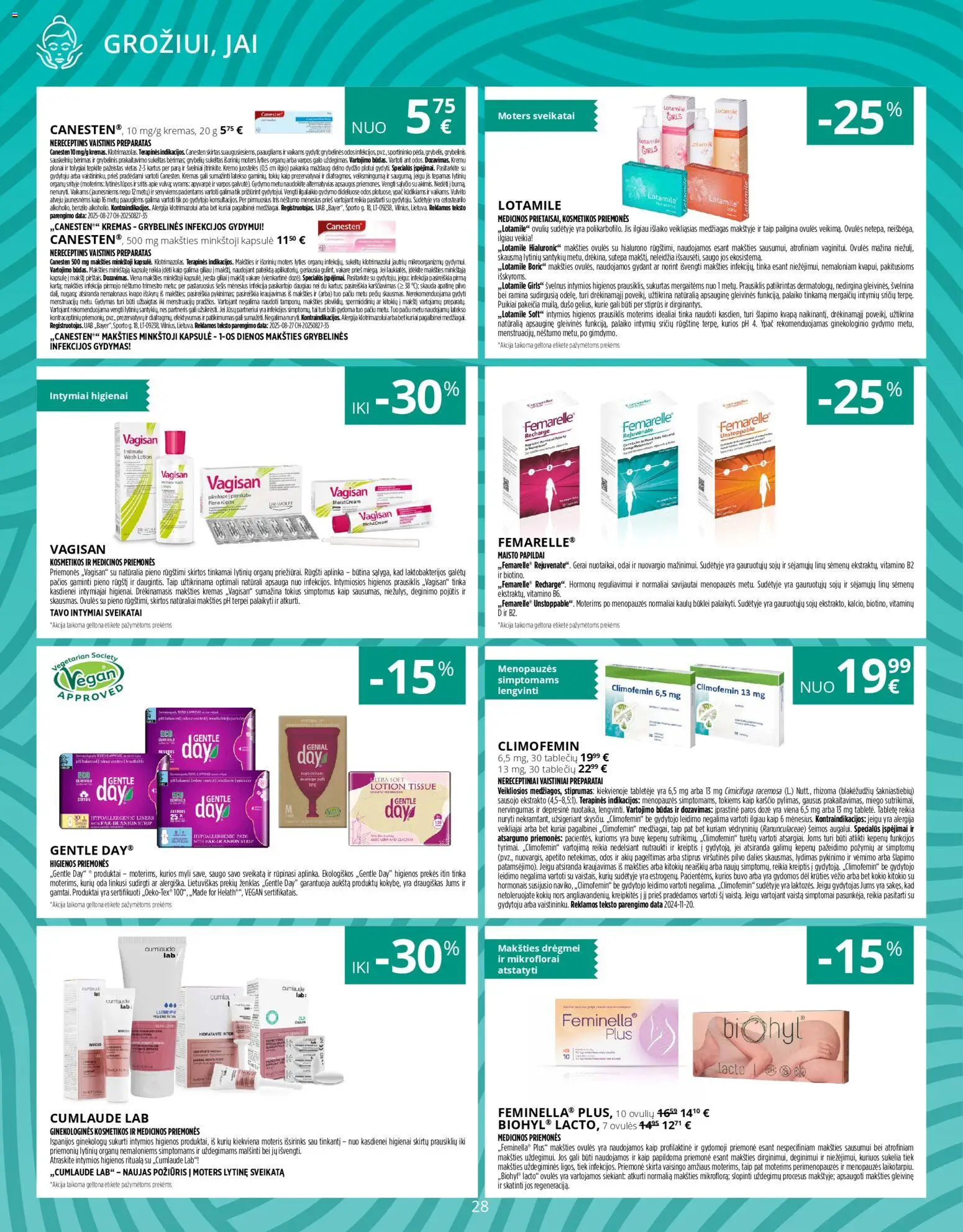 Norfa vaistinė akcijos nuo 01.04.2026 | Puslapis: 28