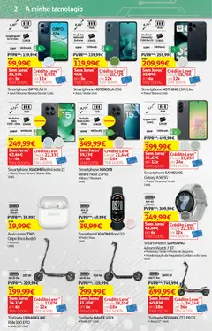 Pré-visualização Auchan - Preços Redondos válido de 13.01.2026 | Página: 31 | Produtos: Smartphone, Trotinete