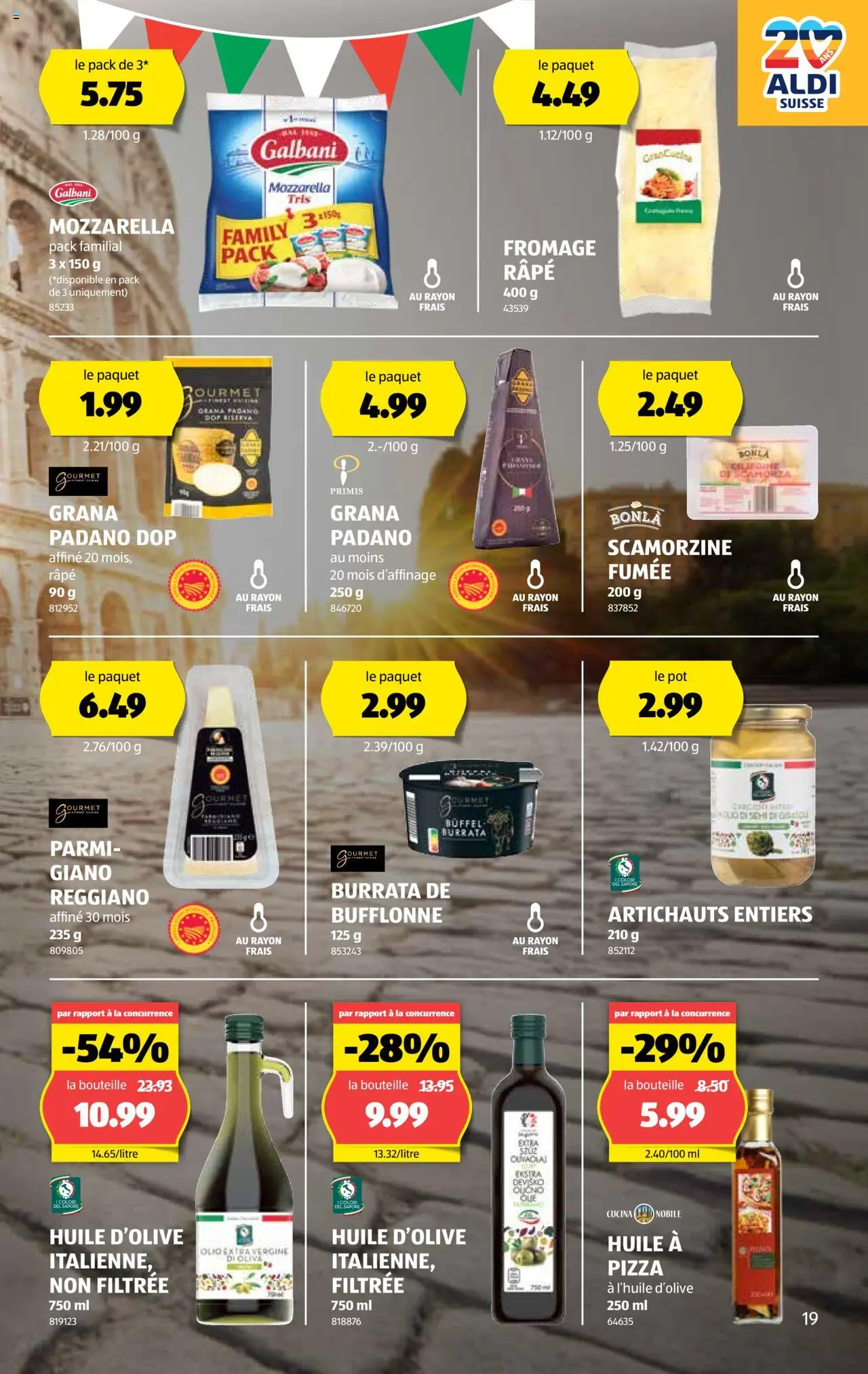 Aldi Aktionen FR – gültig ab 02.10.2025 | Seite: 20 | Produkte: Fennikel, Pizza
