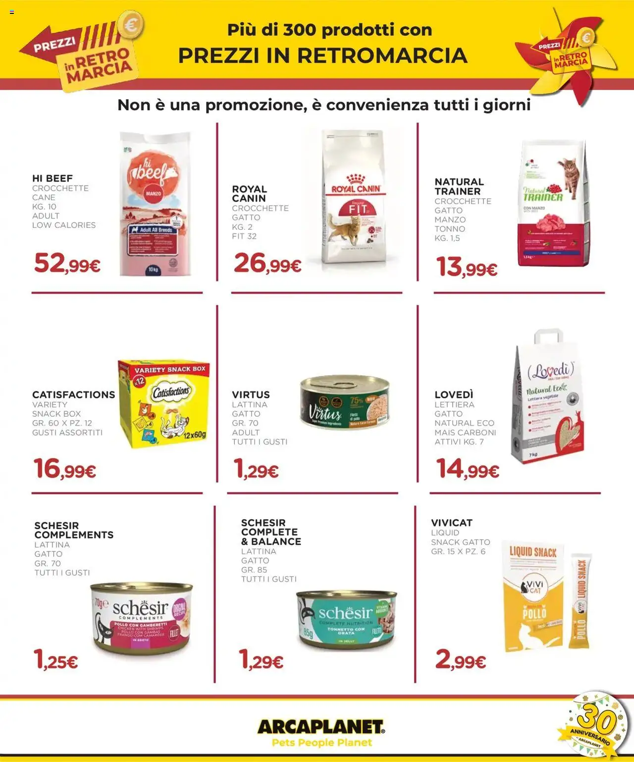 Volantino Arcaplanet del 01.10.2025 | Pagina: 39 | Prodotti: Pollo, Crocchette, Tonno, Gamberetti