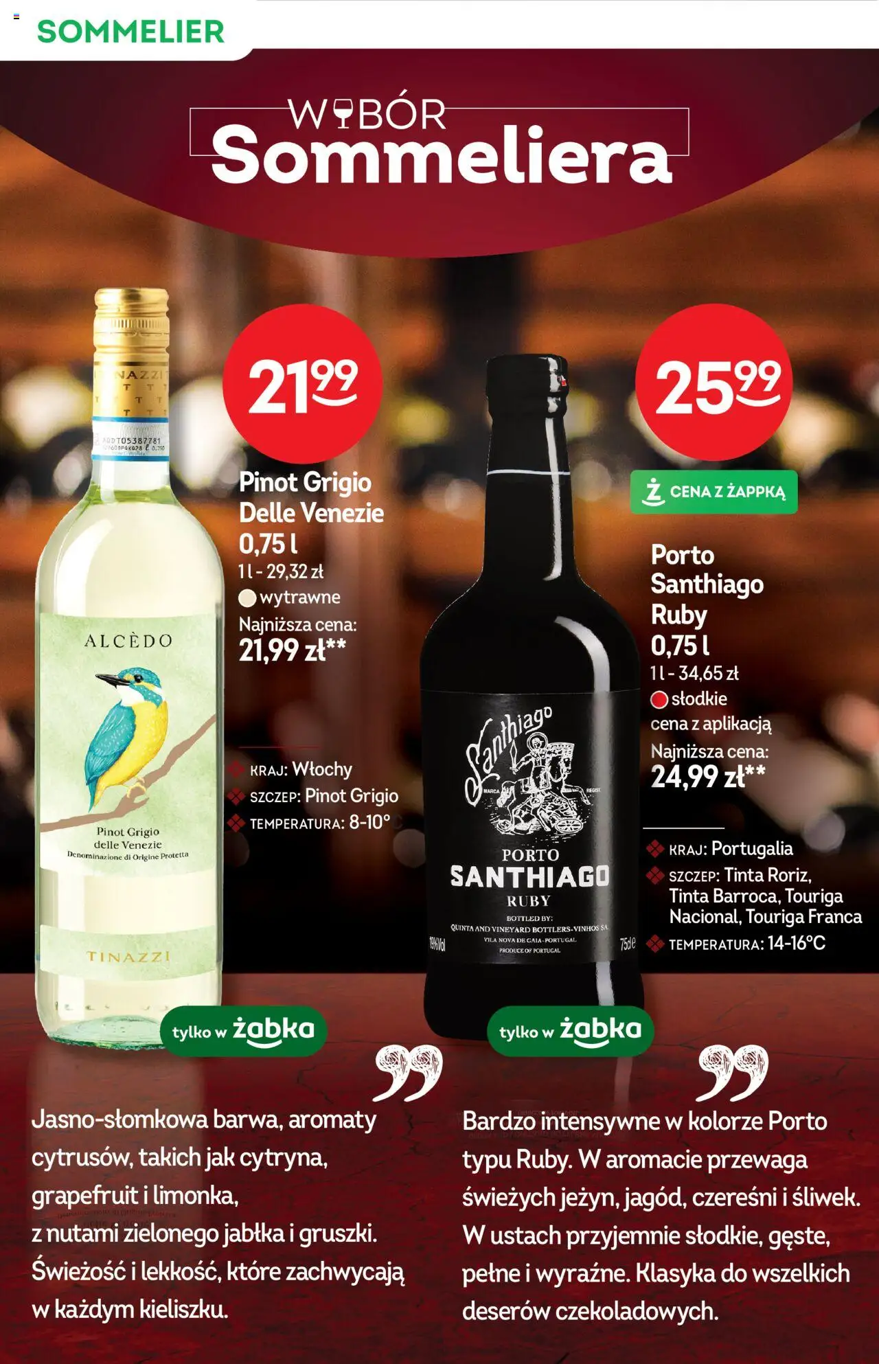 Żabka Gazetka - Katalog win od 15.10.2025 | Strona: 4 | Produkty: Jabłka