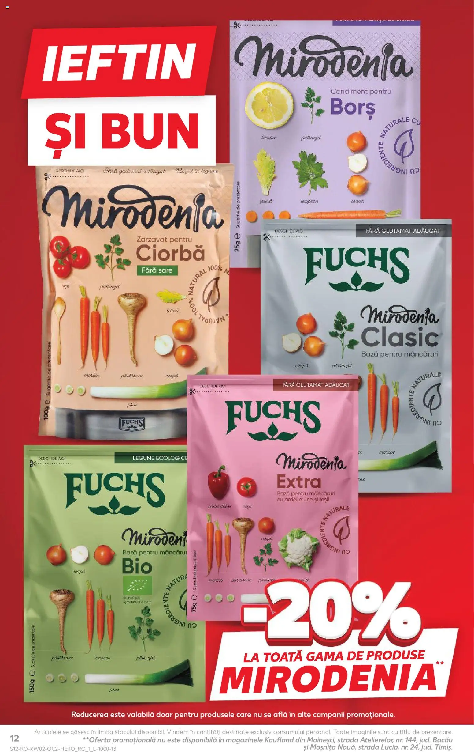 Noul catalog Kaufland – valabil de la 07.01.2026 | Pagină: 12 | Produse: Şerit ödül, Țelină, Ardei, Sare