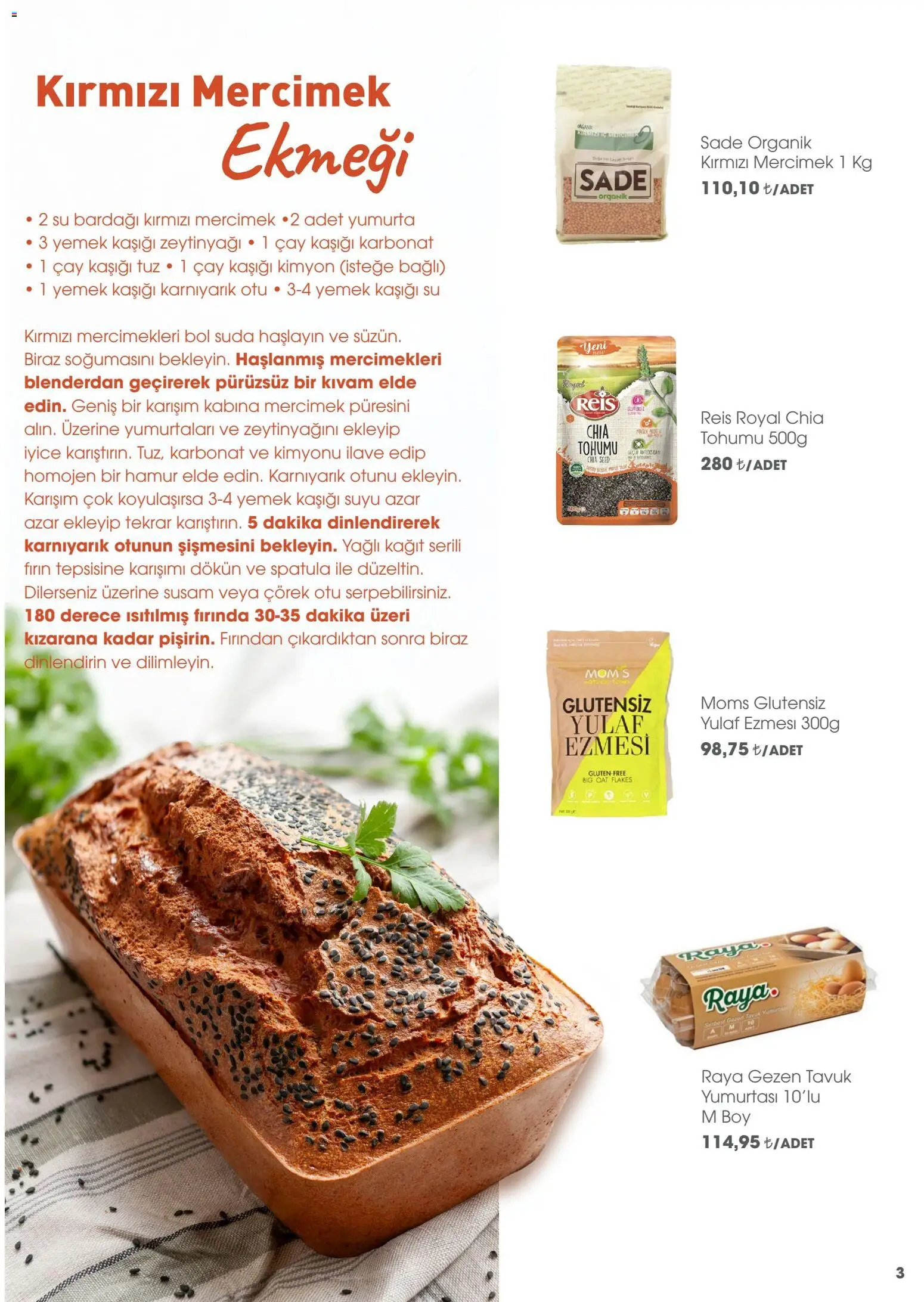 CarrefourSA Gurme  - 01.01.2026 tarihinden itibaren geçerlidir | Sayfa: 3 | Ürünler: Yumurta, Spatula, Su, Su bardağı