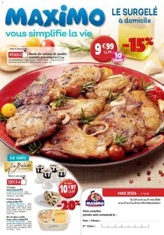 Maximo - Prévisualisation de Maximo catalogue valide à partir de 27.04.2026