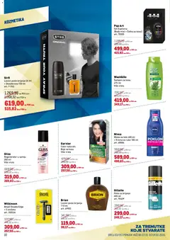 Metro katalog - pregled Metro kataloga - važi od 22.01.2026 | Strana: 10 | Proizvode: Gillette, Nivea, Krema, Mleko za telo