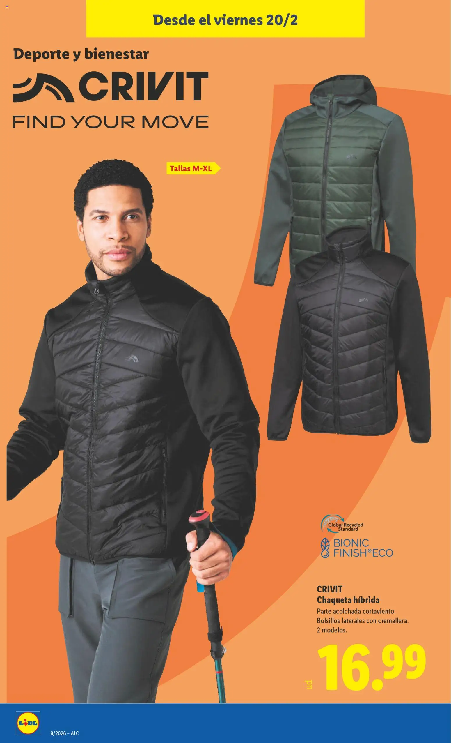 Lidl folleto de bazar │ válido desde el 16.02.2026 | Página: 28 | Productos: Chaqueta