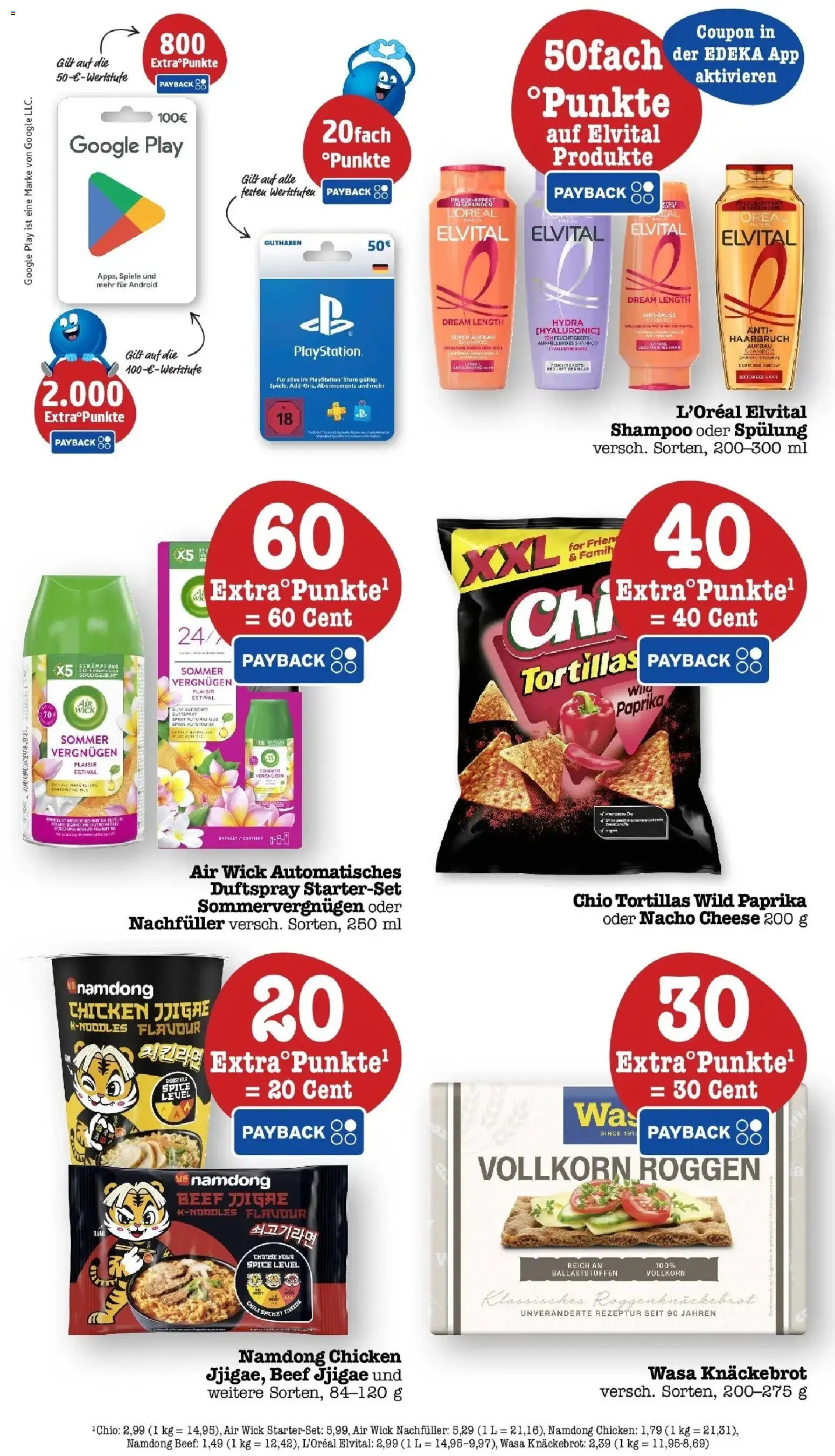 E center Prospekt Mainz-Weisenau	 – gültig ab 12.04.2026 | Seite: 59 | Produkte: Playstation, Paprika, Chili, Wasa knackebrot