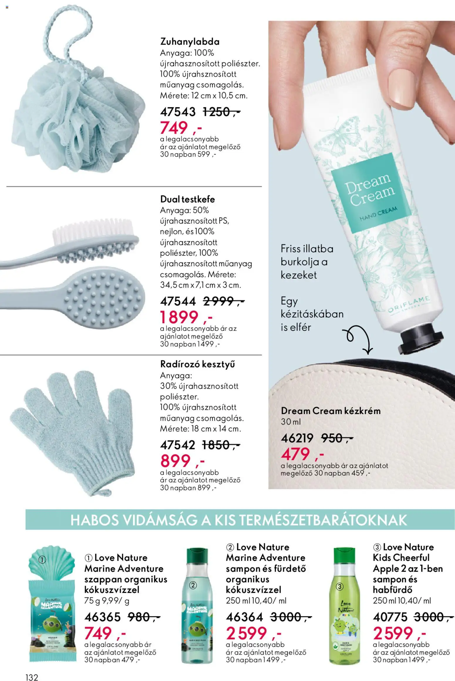 Oriflame akciós ujság - amely érvényes a következő dátumtól: 03.12.2025 | Oldal: 132 | Termékek: Habfürdő, Sampon, Kézkrém, Szappan