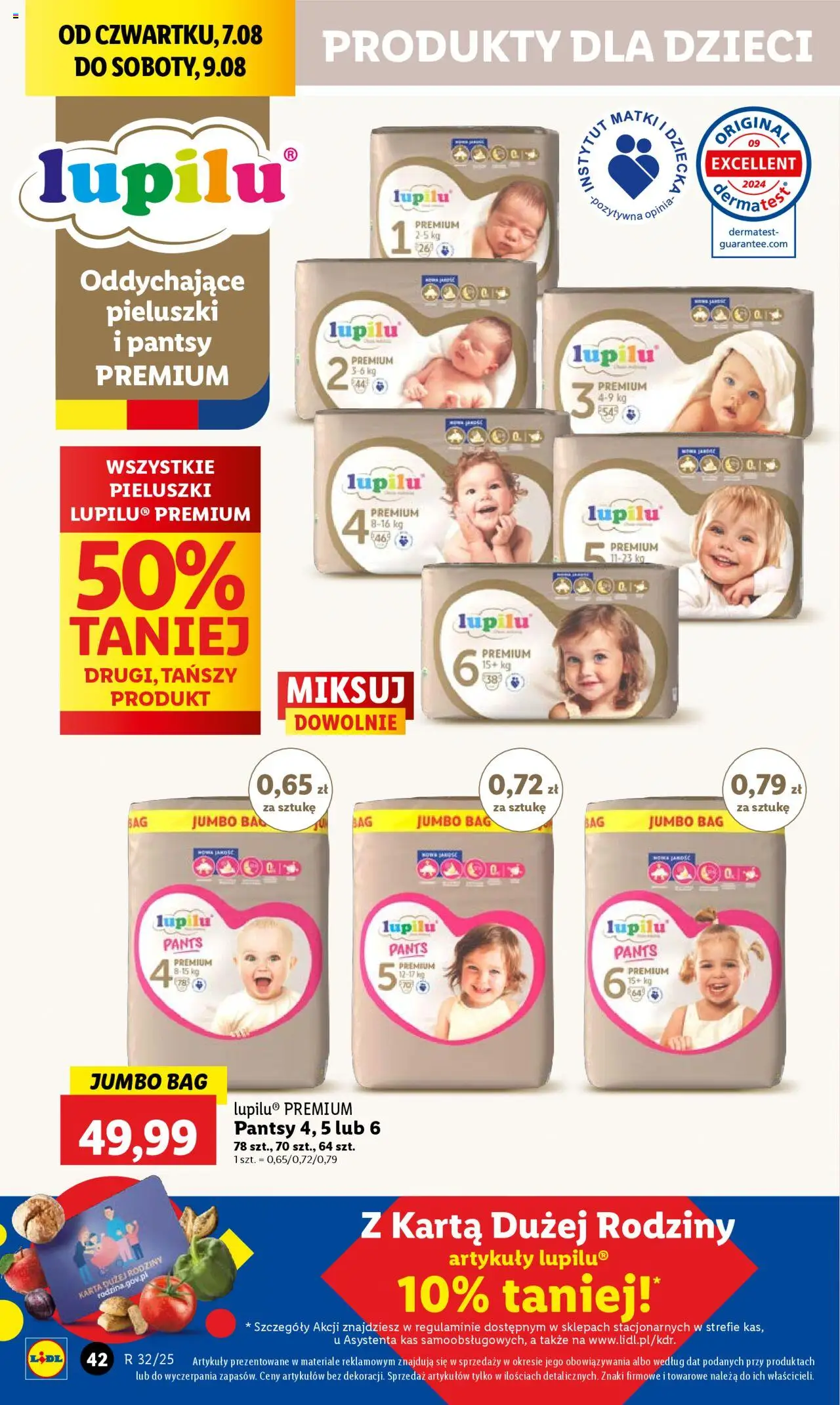 Lidl Gazetka od 07.08.2025 | Strona: 50 | Produkty: Karta