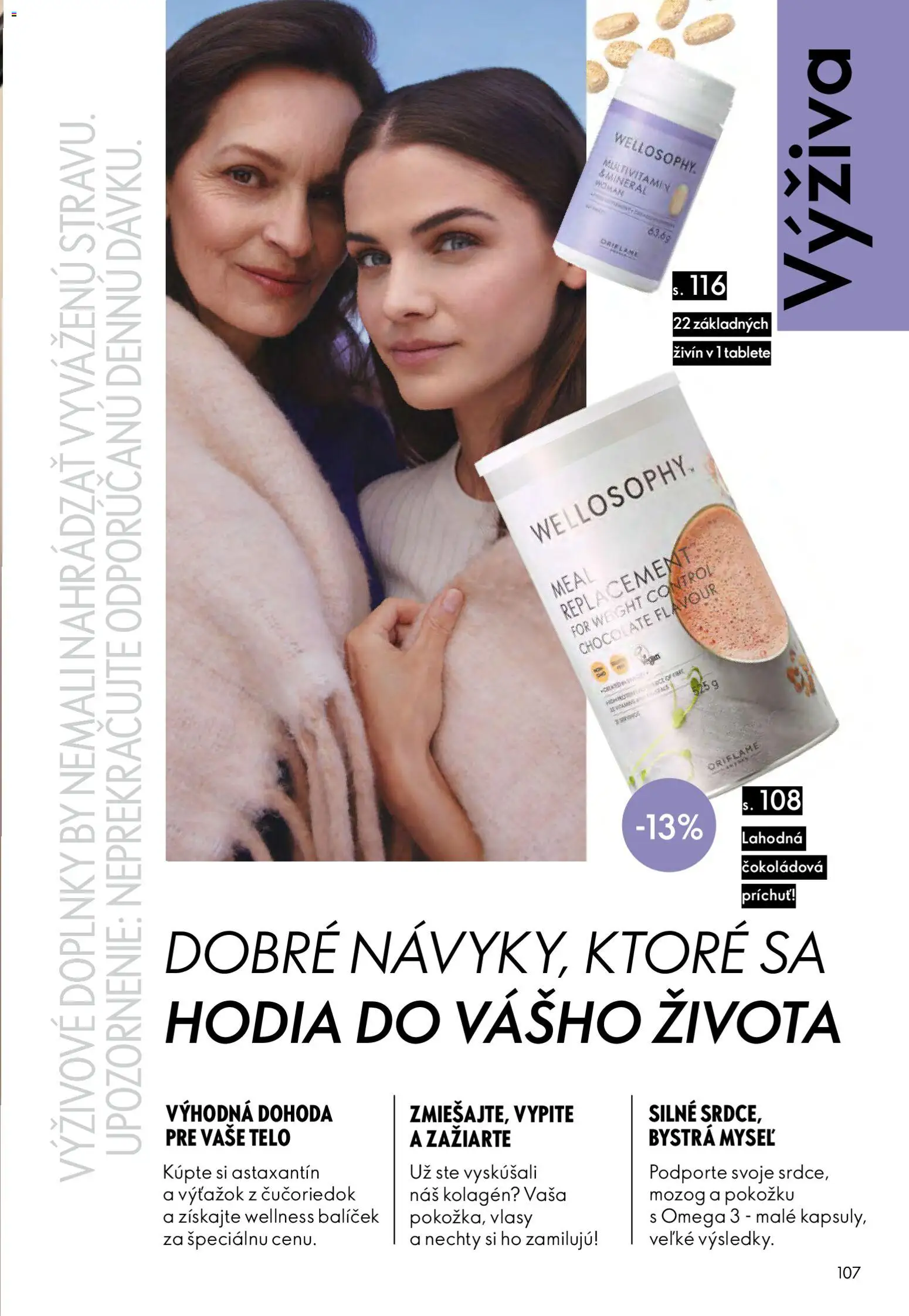 Nové Oriflame akcie – leták je platný od 25.03.2026 | Strana: 107 | Produkty: Kolagén