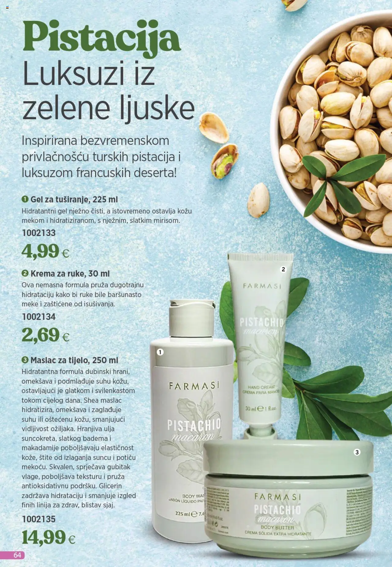 Farmasi katalog | vrijedi od 01.08.2025 | Stranica: 64 | Proizvodi: Maslac, Krema