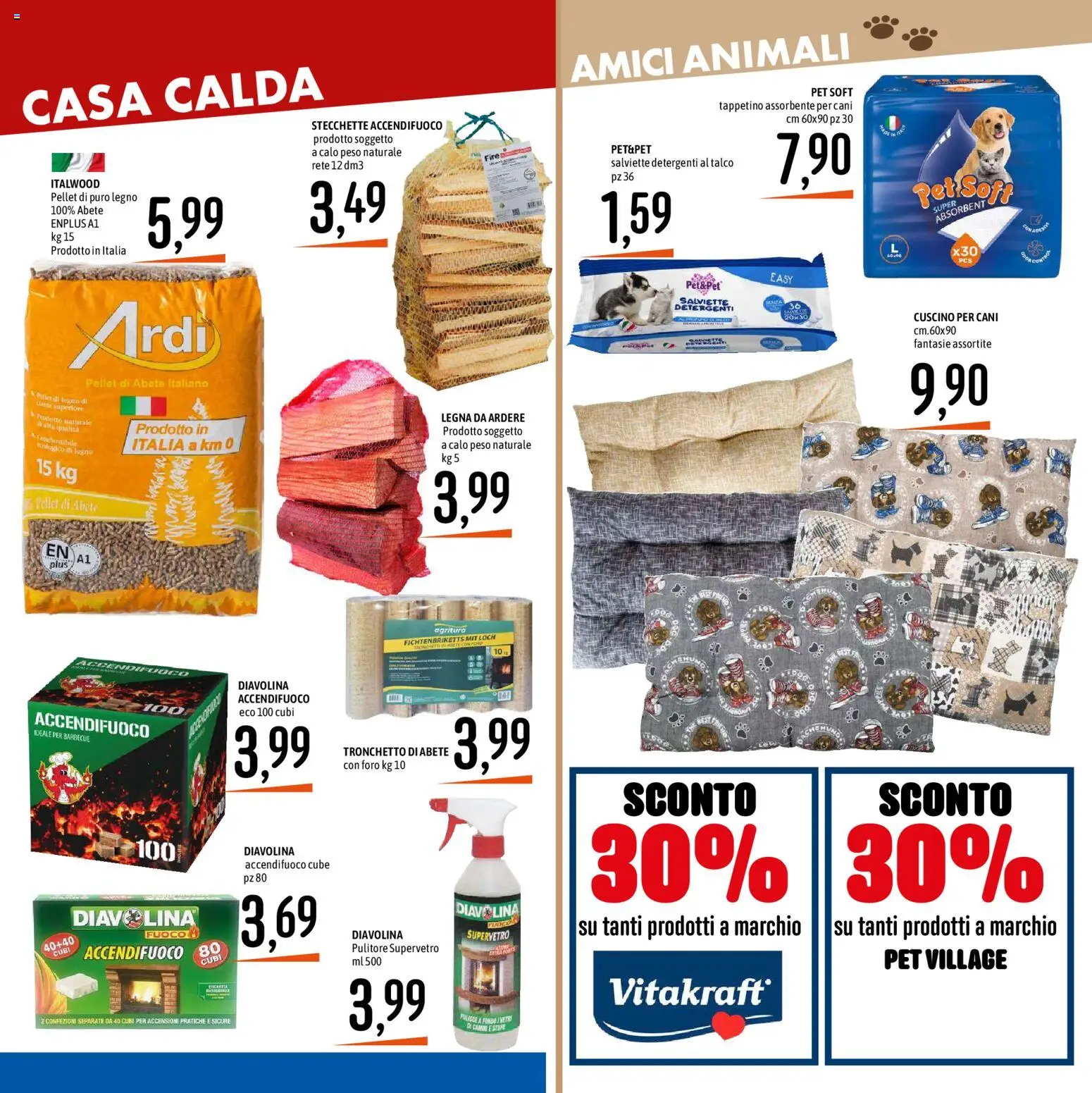 Volantino Emisfero del 08.01.2026 | Pagina: 27 | Prodotti: Pellet, Talco, Barbecue, Cuscino