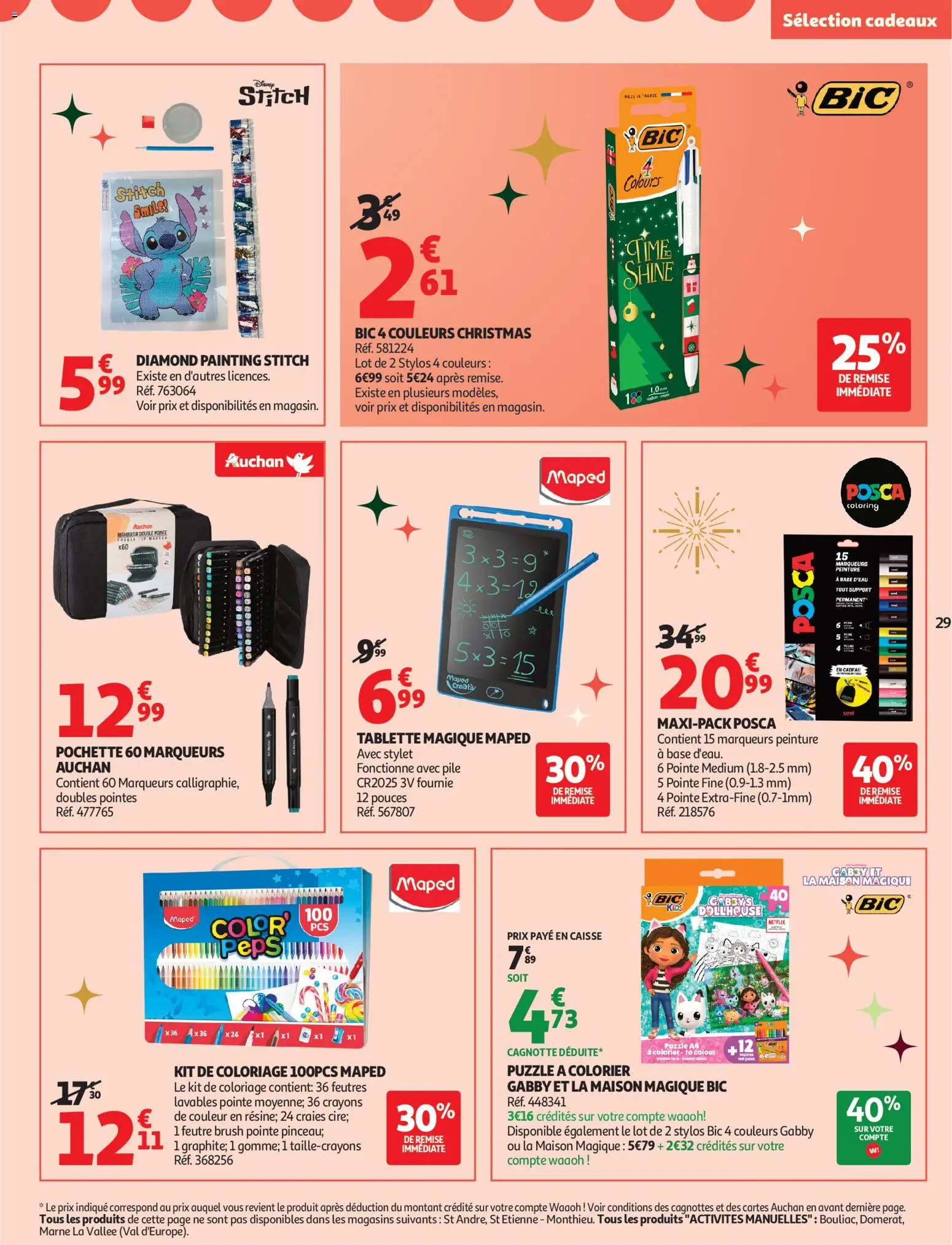 {H1} | Page: 29 | Produits: Tablette, Diamond painting, Stylet, Crayons de couleur