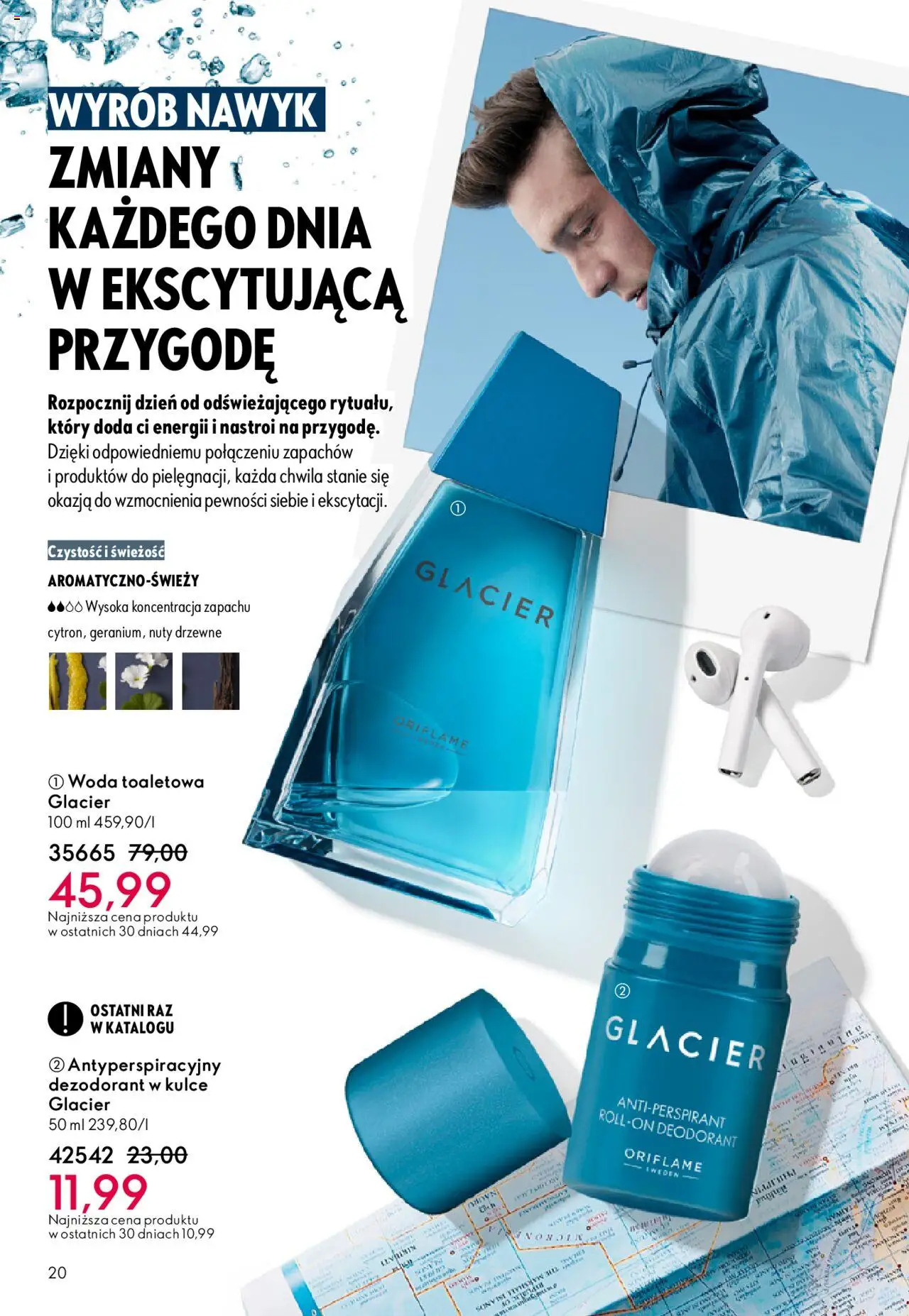 Oriflame Katalog 14 2025 od 01.10.2025 | Strona: 20 | Produkty: Woda toaletowa, Dezodorant, Woda