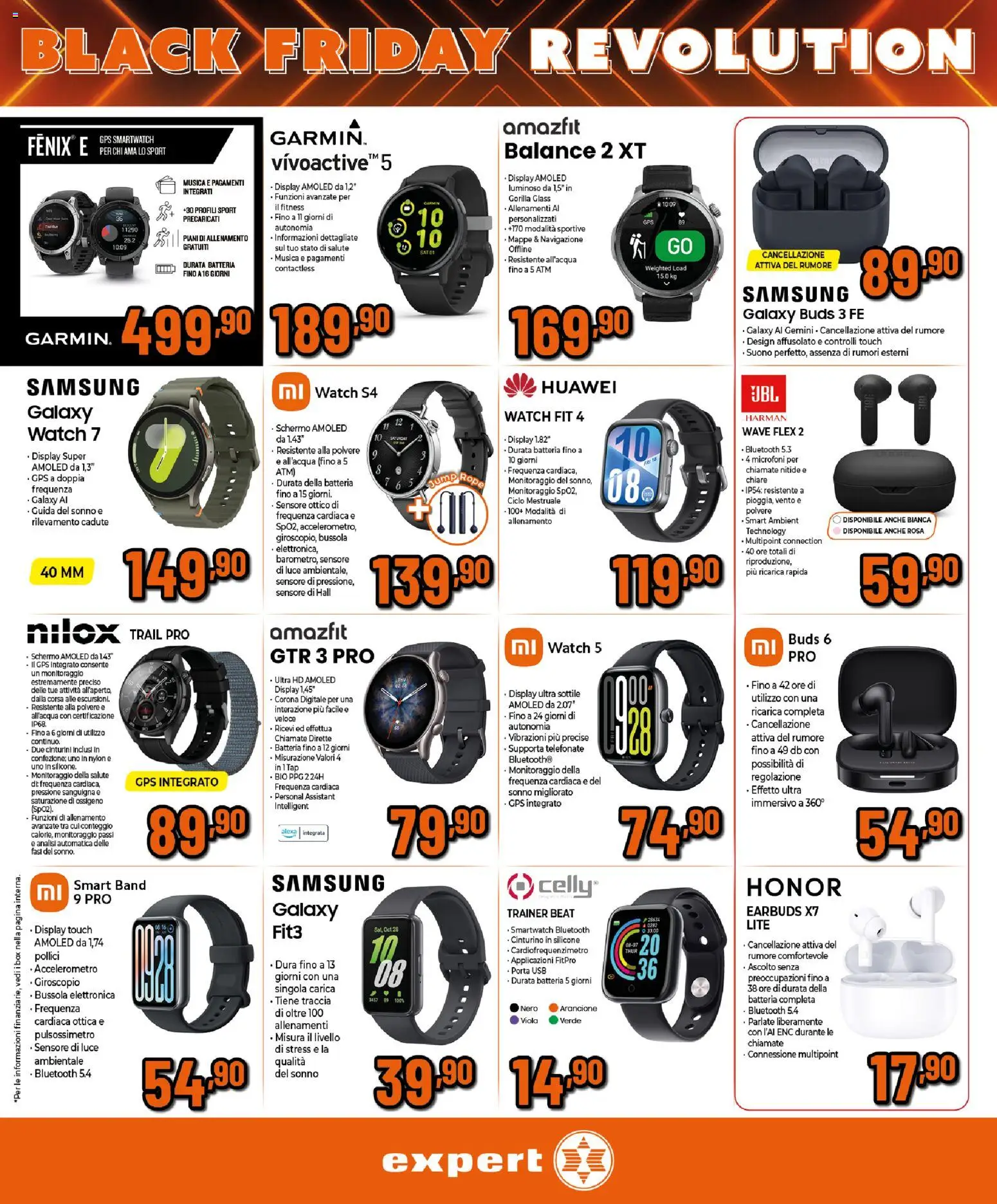 Volantino Expert del 17.11.2025 | Pagina: 6 | Prodotti: Huawei, USB, Smartwatch, Samsung