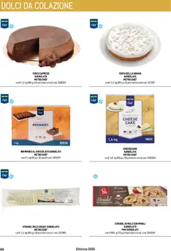 Anteprima del volantino Metro Hotel catalogo valido a partire dal 17.10.2025 | Pagina: 44 | Prodotti: Cioccolato, Mele, Torta