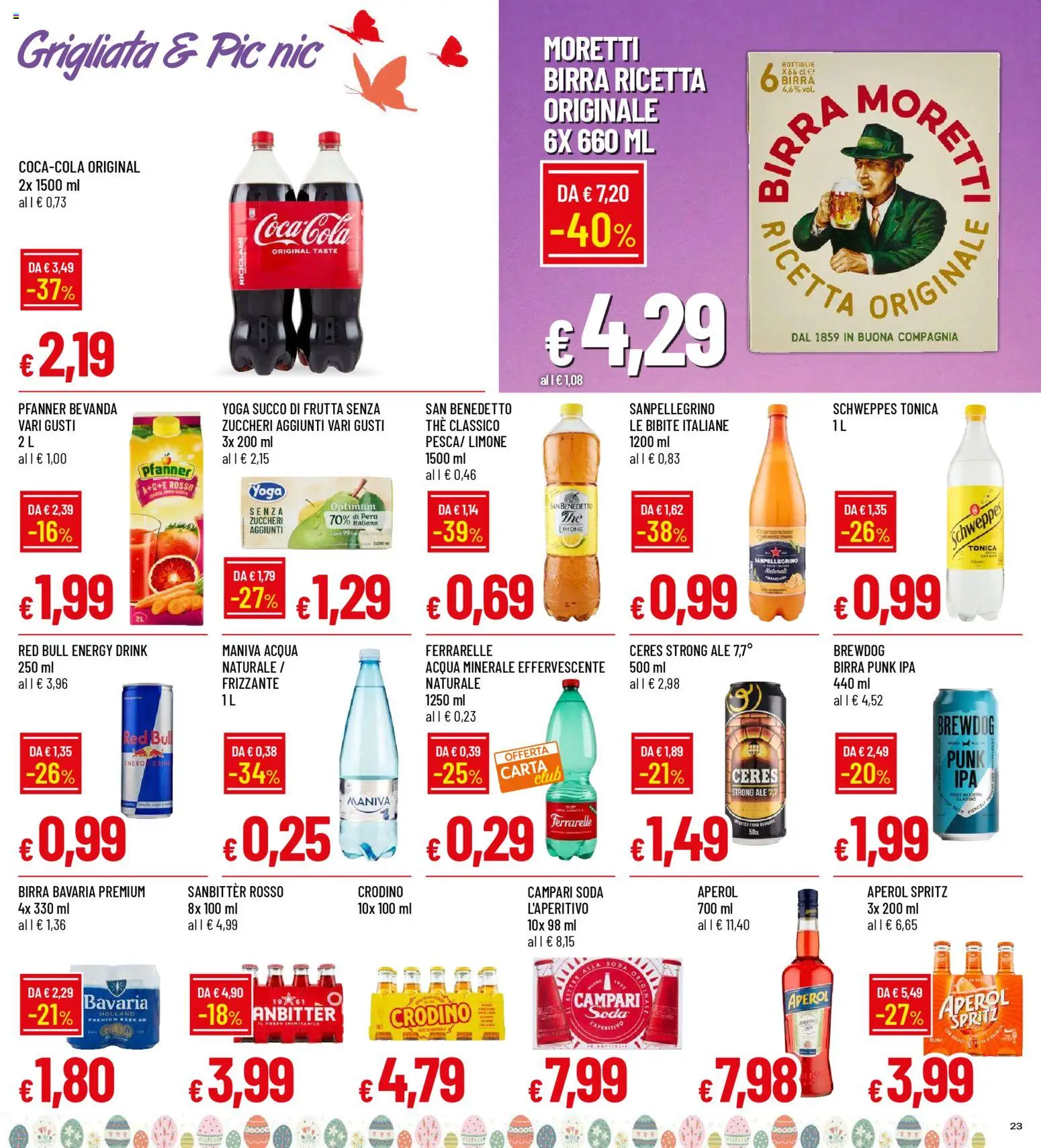 Volantino Galassia del 26.03.2026 | Pagina: 23 | Prodotti: Succo, Limone, Aperol, Acqua minerale