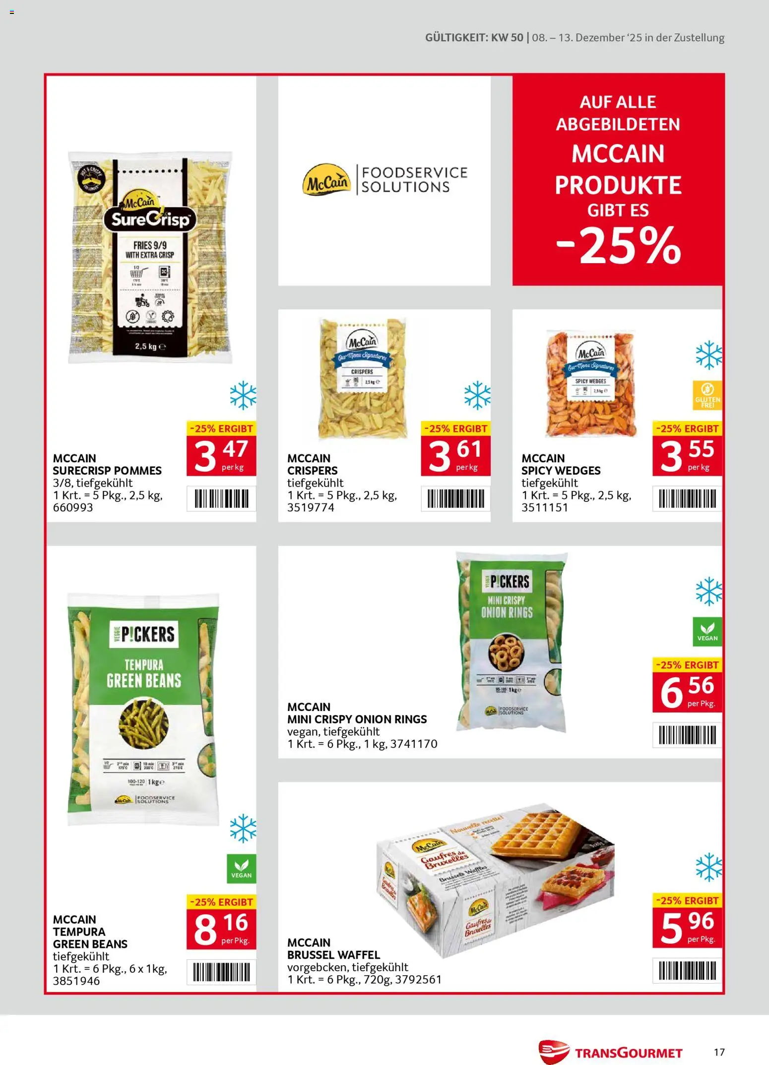 Transgourmet Zustellaktion gültig ab 08.12.2025 | Seite: 17