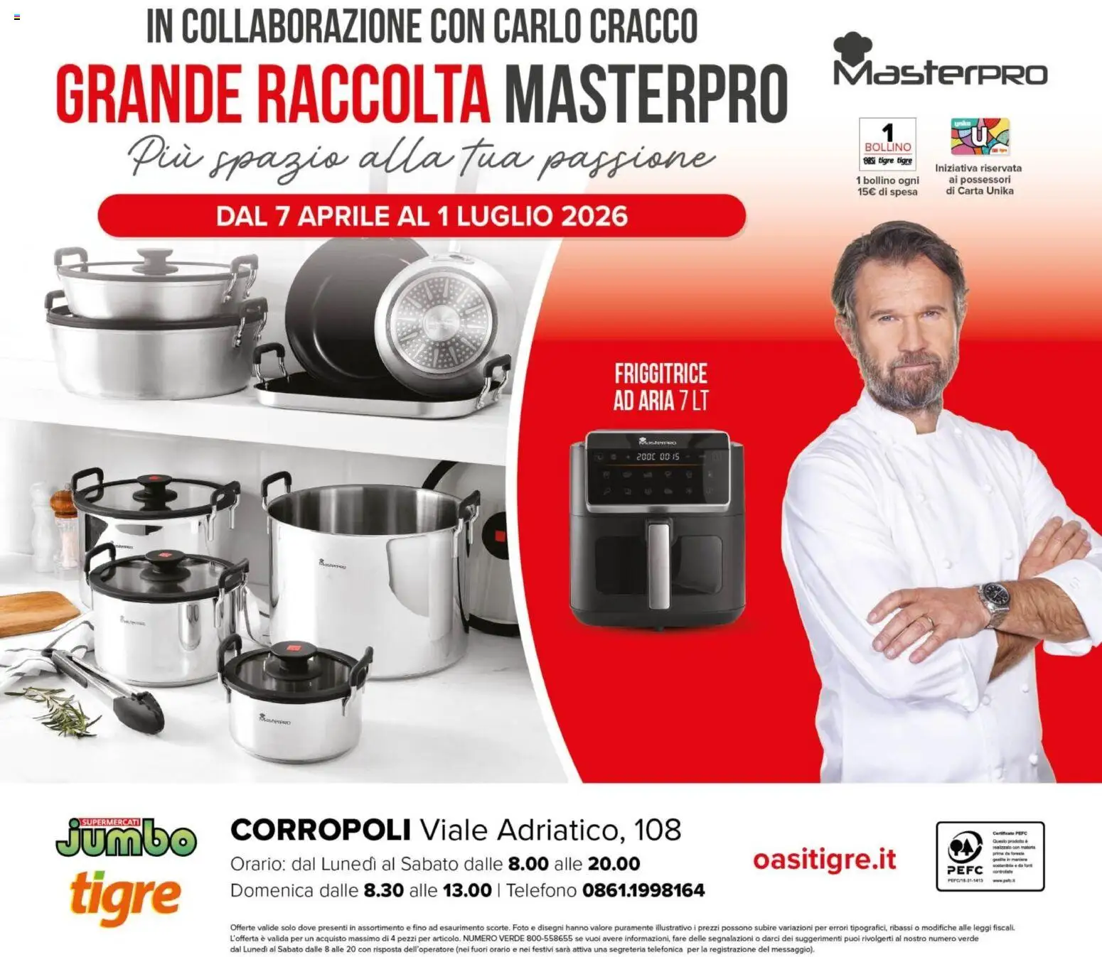 Volantino Tigre del 23.04.2026 | Pagina: 25 | Prodotti: Friggitrice ad aria, Telefono, Friggitrice