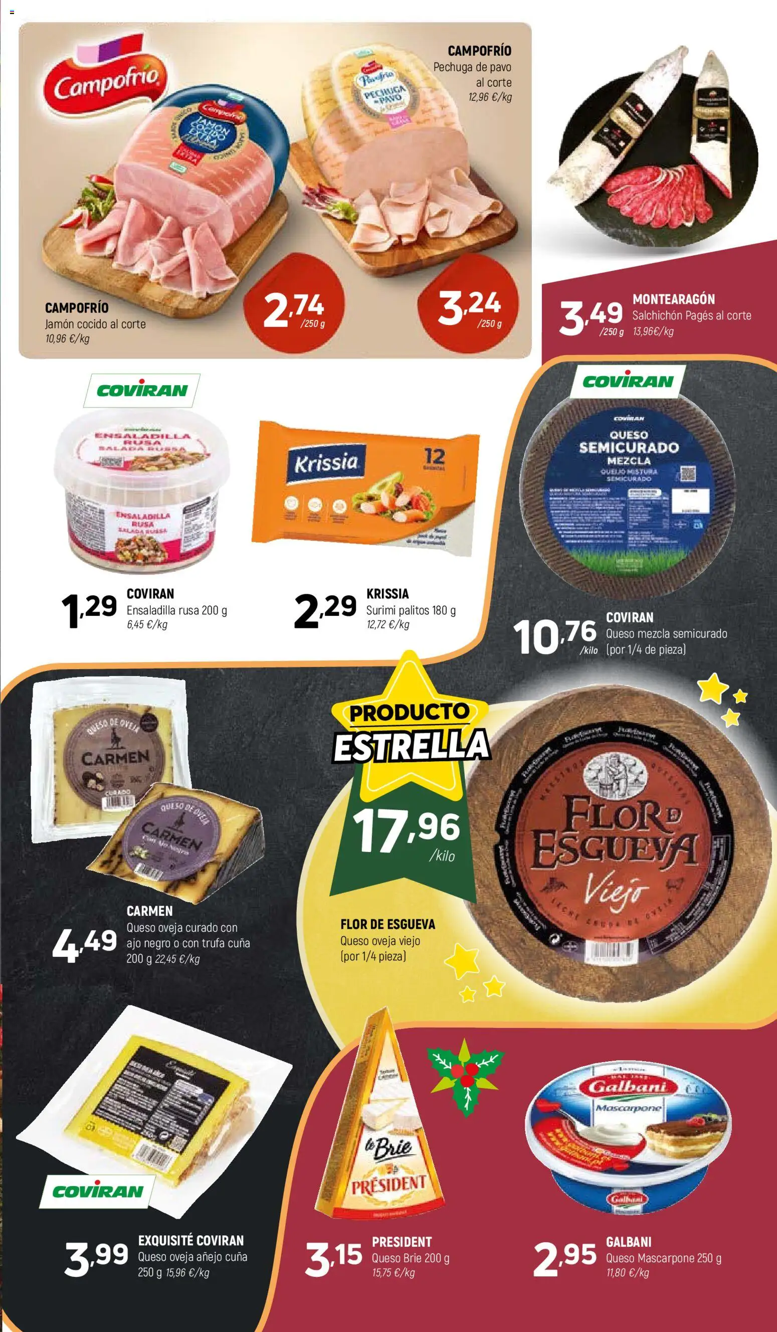 Coviran - Alicante │ válido desde el 16.12.2025 | Página: 5 | Productos: Queso, Jamón, Jamón cocido, Cuna