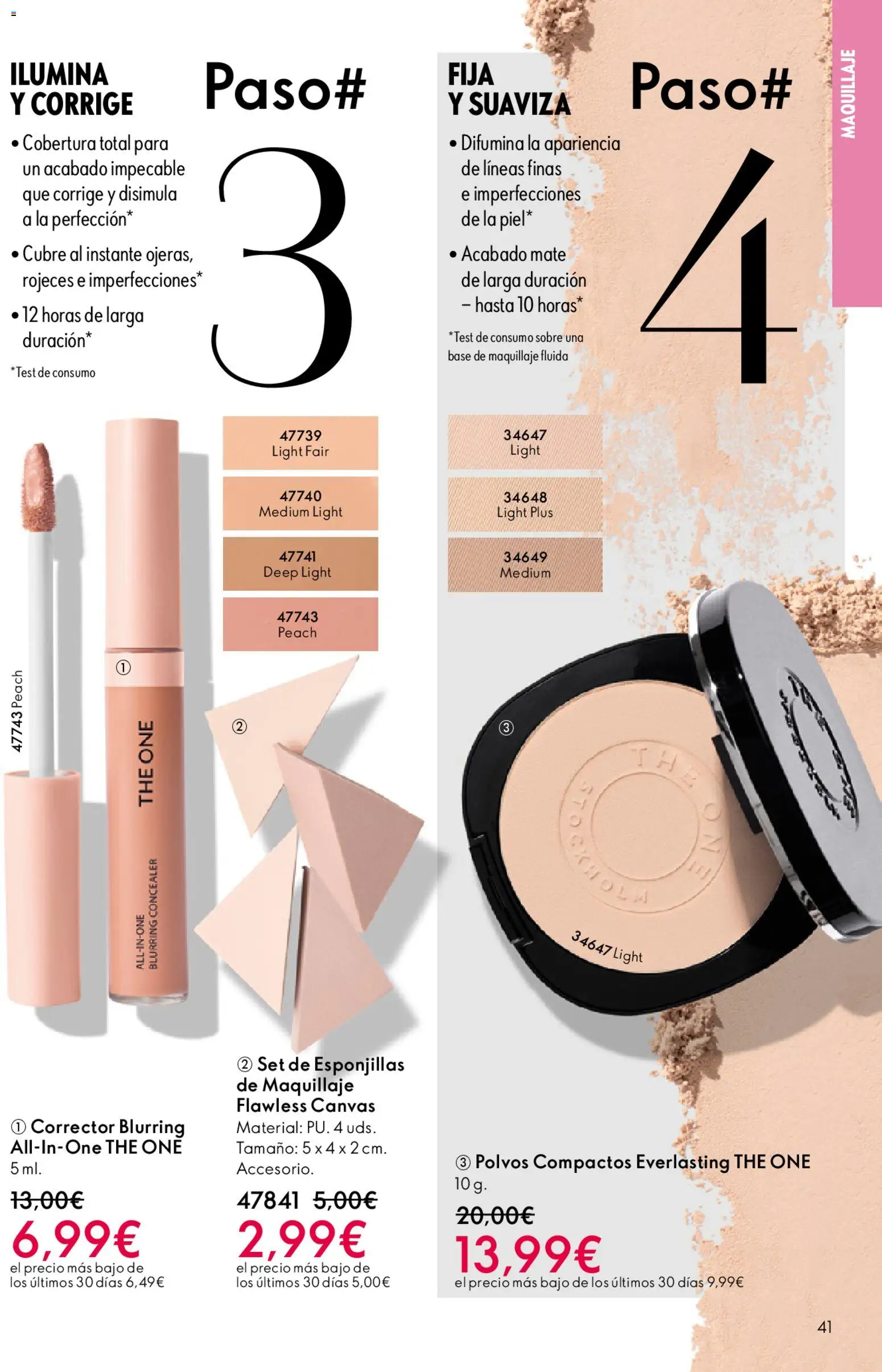 Oriflame - Catálogo Campaña 6 │ válido desde el 22.04.2026 | Página: 41 | Productos: Maquillaje, Corrector, Base de maquillaje