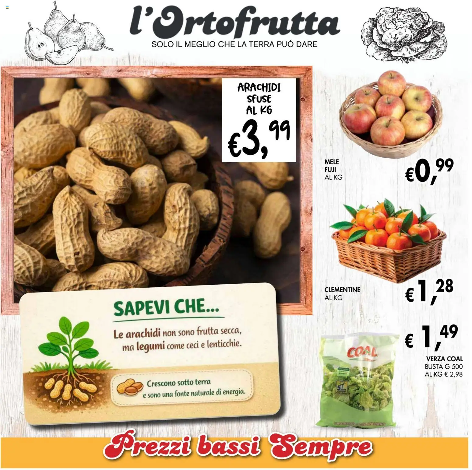 Volantino Coal del 27.12.2025 | Pagina: 2 | Prodotti: Legumi, Mele, Ceci, Terra