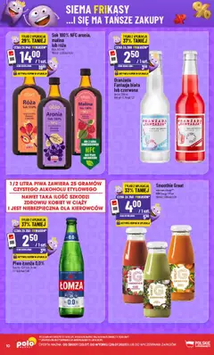 POLOmarket Gazetka - Frikasowe hity od 23.07.2025 | Strona: 10 | Produkty: Malina, Gra, Sok, Piwo