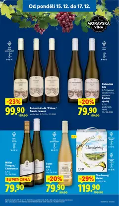 Náhled letáku Rulandské šedé / Pálava / Tramín červený, pozdní sběr, 0,75 l od 15.12.2025 | Strana: 31 | Produkty: Víno, Merlot, Polosladké víno, Tramín červený