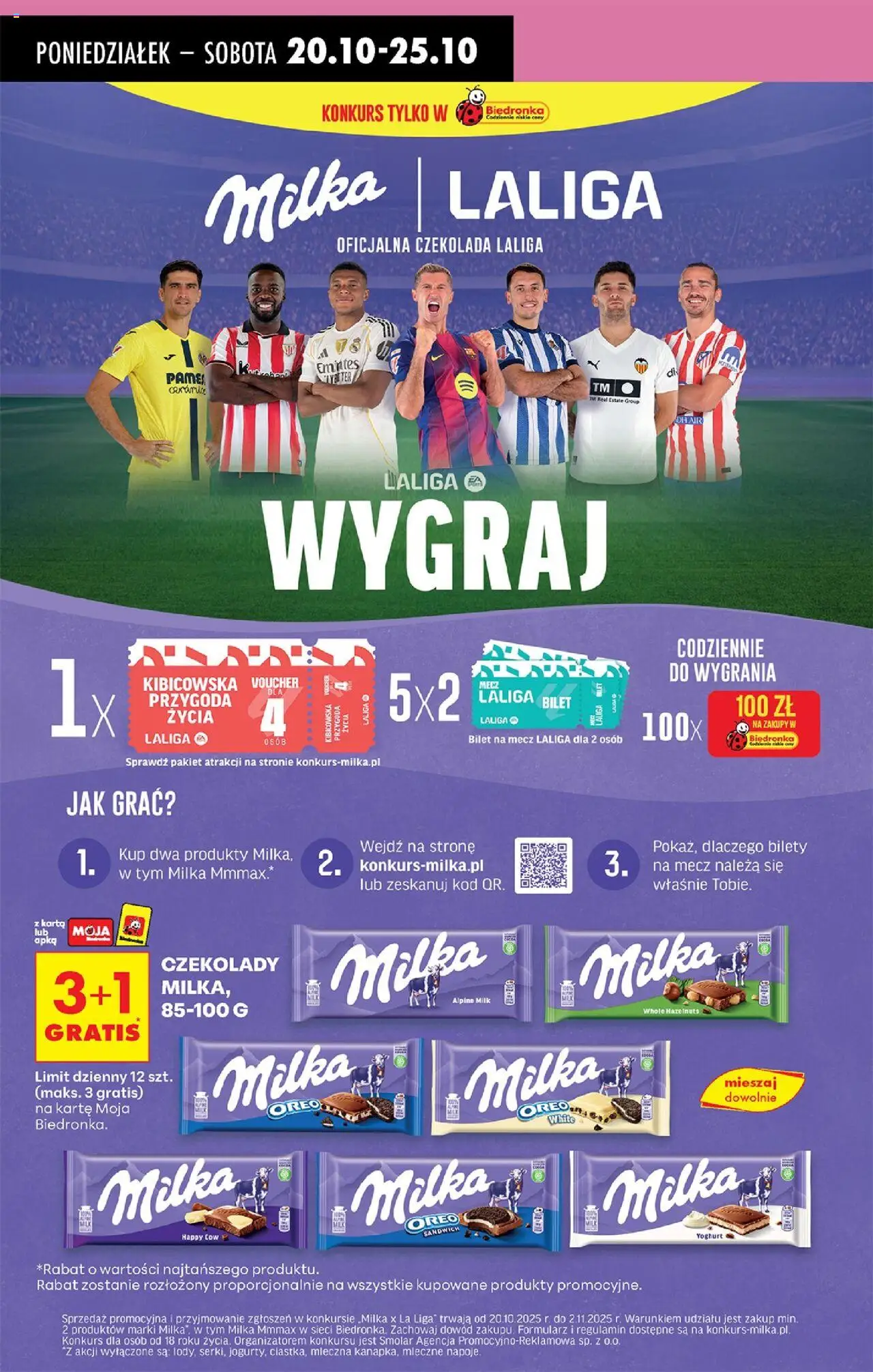 Biedronka gazetka od 20.10.2025 | Strona: 55 | Produkty: Karta, Czekolady milka, Milka, Czekolada