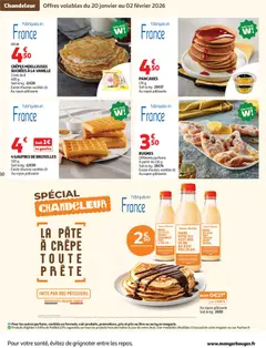 Auchan - Chandeleur produits frais - Voorbeeld van een folder van Auchan, geldig van 20.01.2026 | Pagina: 10