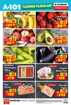 09.04.2026 tarihinden itibaren geçerli olan A101 kataloğu önizlemesi