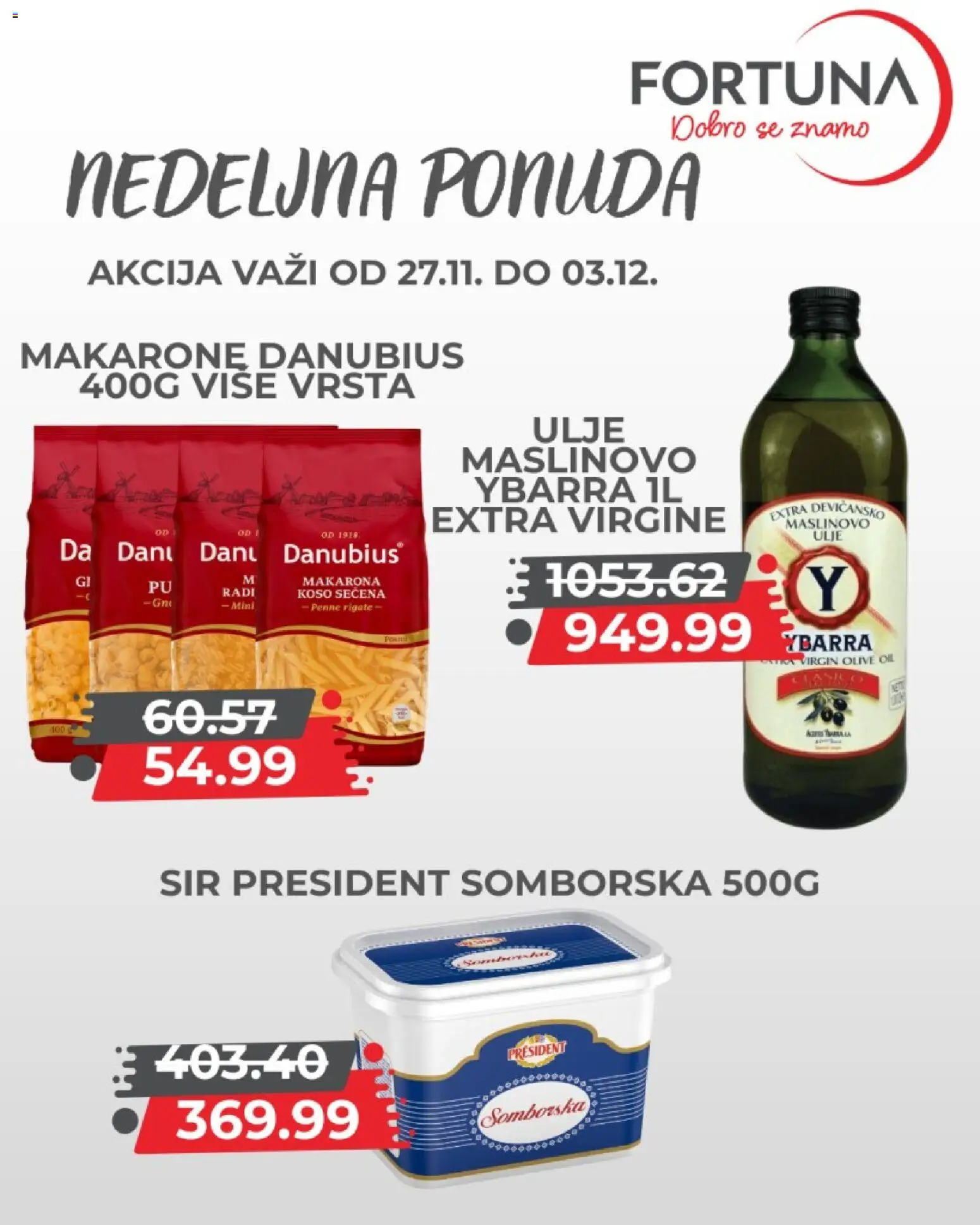 Fortuna Market katalog - važi od 27.11.2025 | Strana: 7 | Proizvode: Sir, Ulje