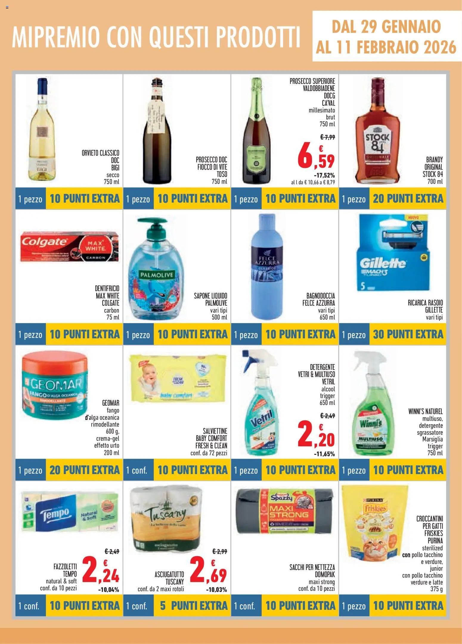 Volantino Conad del 29.01.2026 | Pagina: 7 | Prodotti: Dentifricio, Pollo, Verdure, Asciugatutto