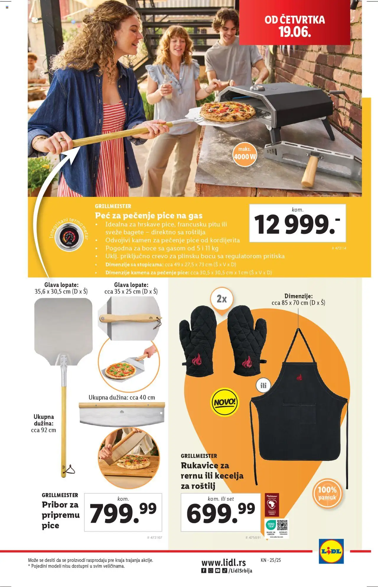 Lidl katalog - važi od 19.06.2025 | Strana: 11 | Proizvode: Rukavice, Roštilj