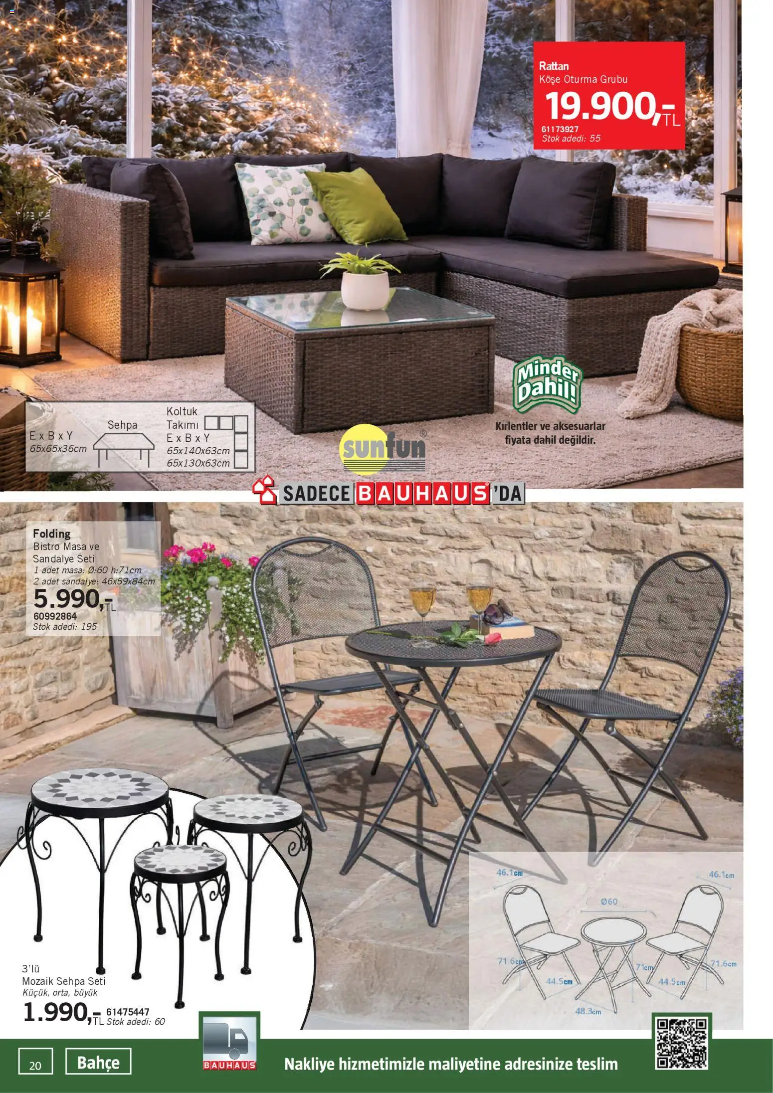 Bauhaus Katalog - 31.01.2026 tarihinden itibaren geçerlidir | Sayfa: 20 | Ürünler: Koltuk, Masa, Sandalye