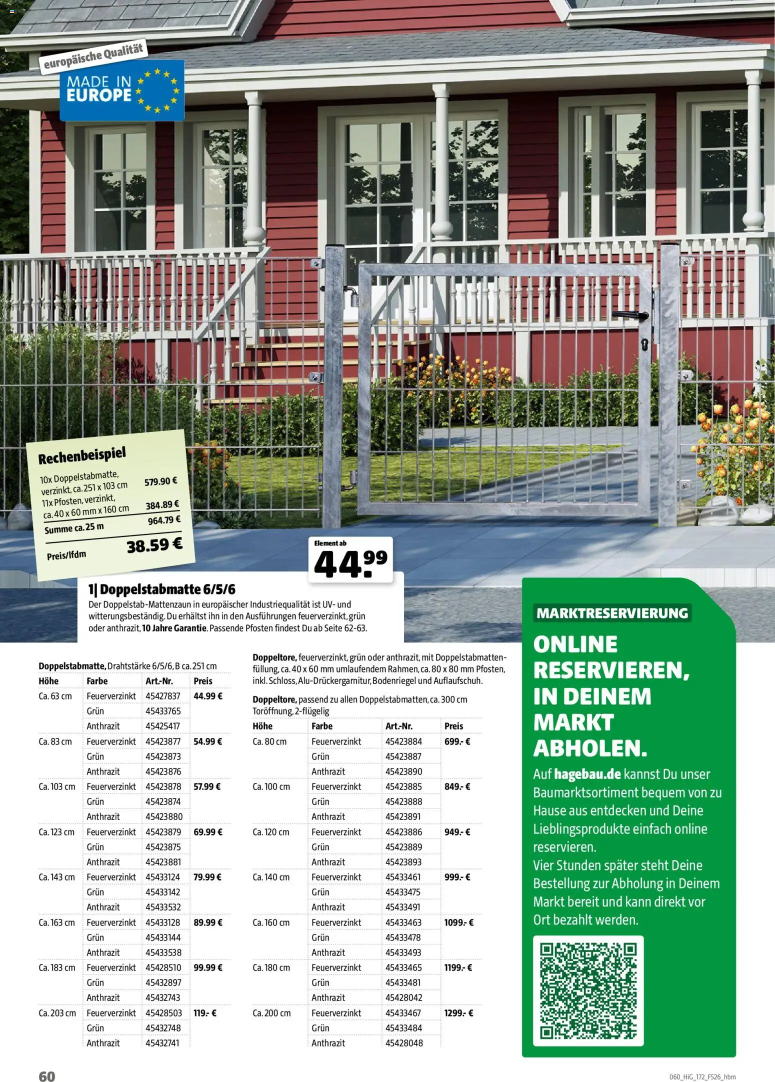 Hagebau Gartengestaltungsortiment – gültig ab 02.03.2026 | Seite: 60