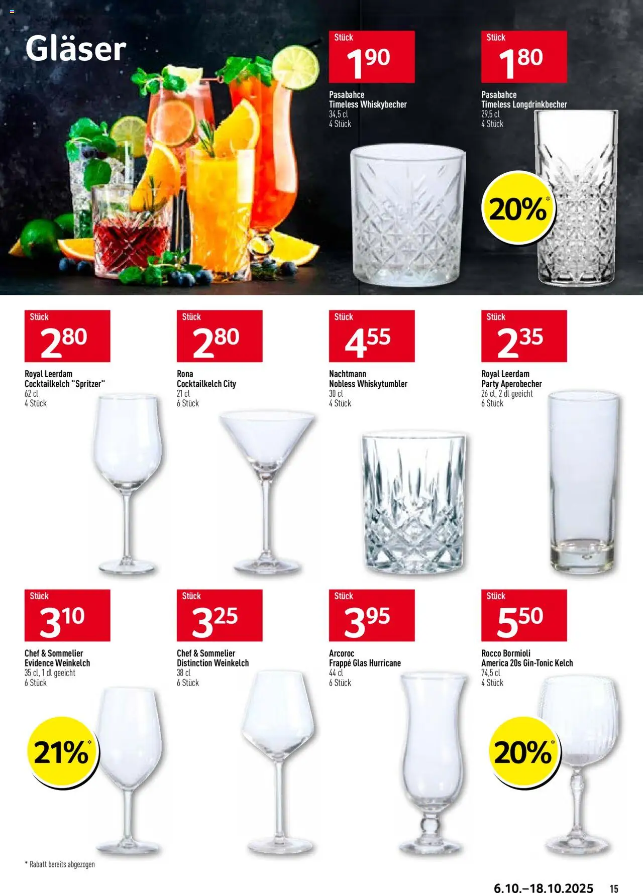 Prodega Aktionen Bar & Nightlife – gültig ab 06.10.2025 | Seite: 15